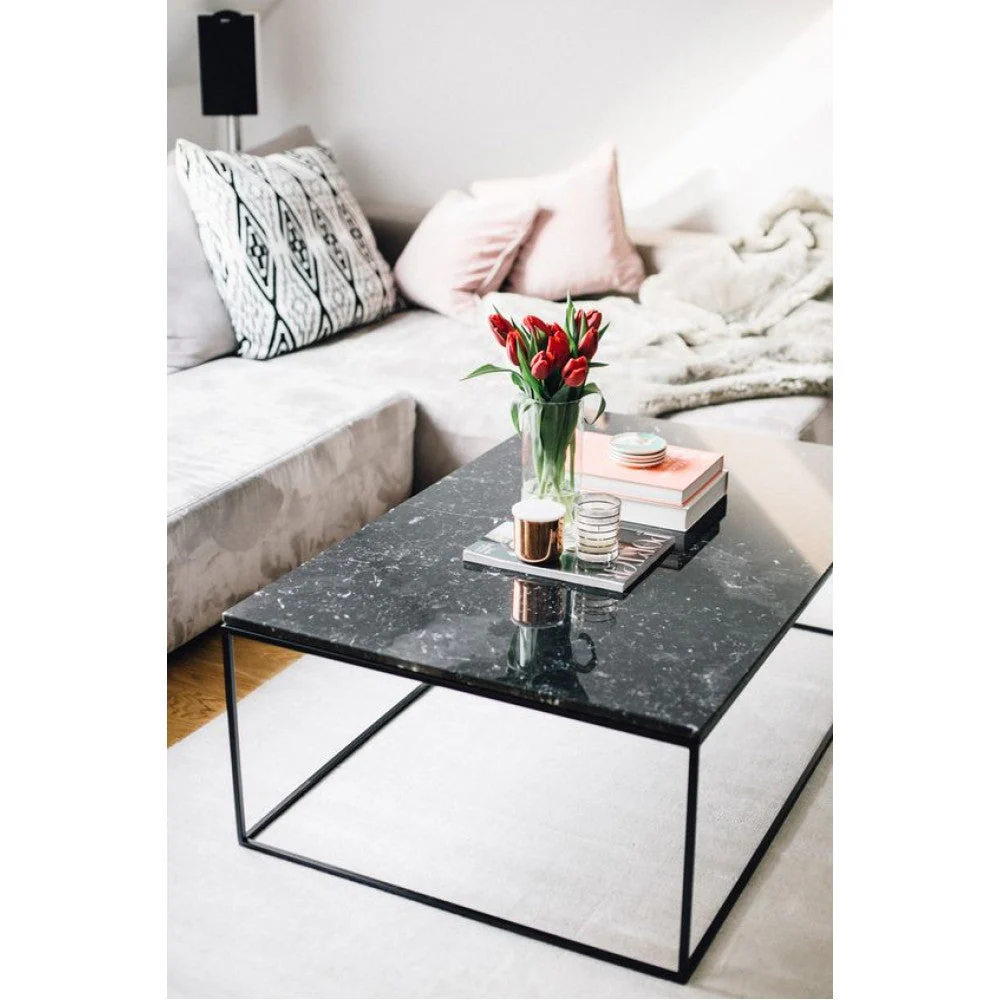 Marble Coffee Table Rectangular Polished and Eased Edge - Image 5