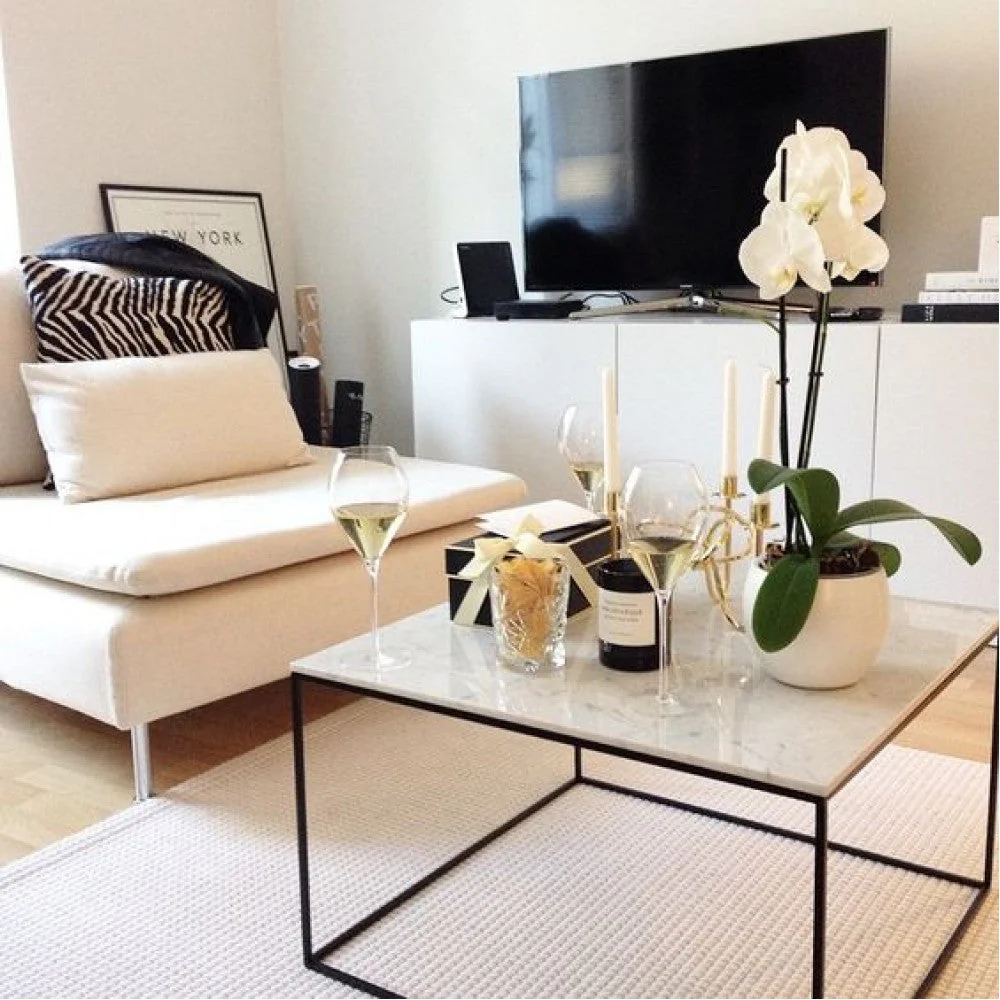 Marble Coffee Table Square Polished and Eased Edge - Image 3