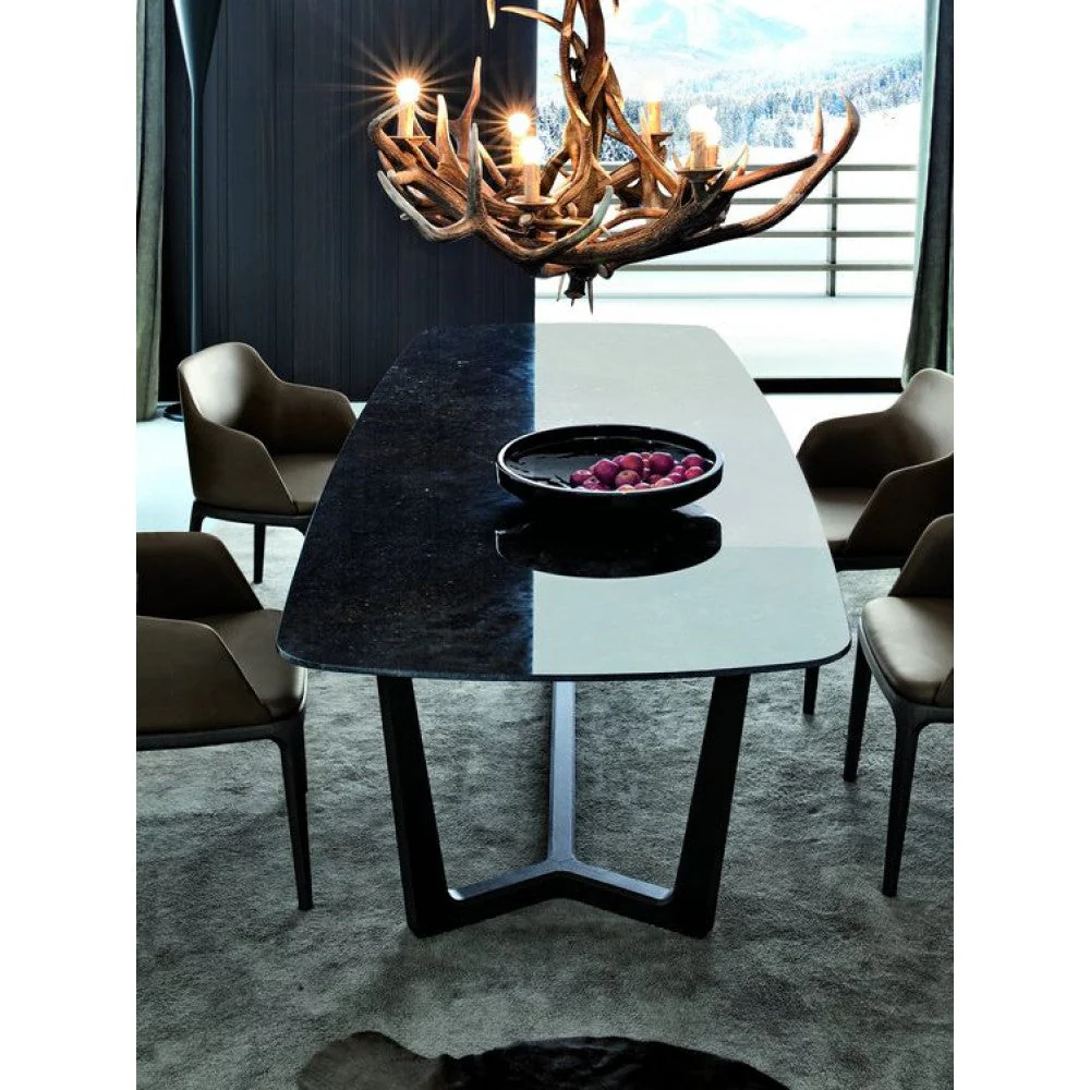 Marble Dining Table Rectangular Polished and Eased Edge - Image 6