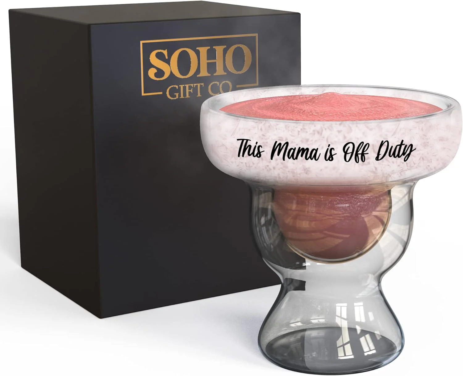 Margarita Freezer Glass Gift for Mom (12oz) ICE-Wall Insulated Frozen Cocktail Stemless Drinking Cup (Gift for Mothers Day, Christmas or Birthday) - Image 7