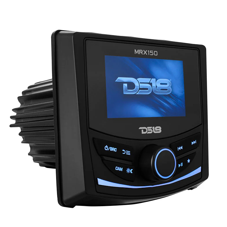 Marine and Powersports Headunit 3" Color TFT screen , 2 Zones, 4 volts Output, BT, RDS 4 X 50 Watts - Image 2