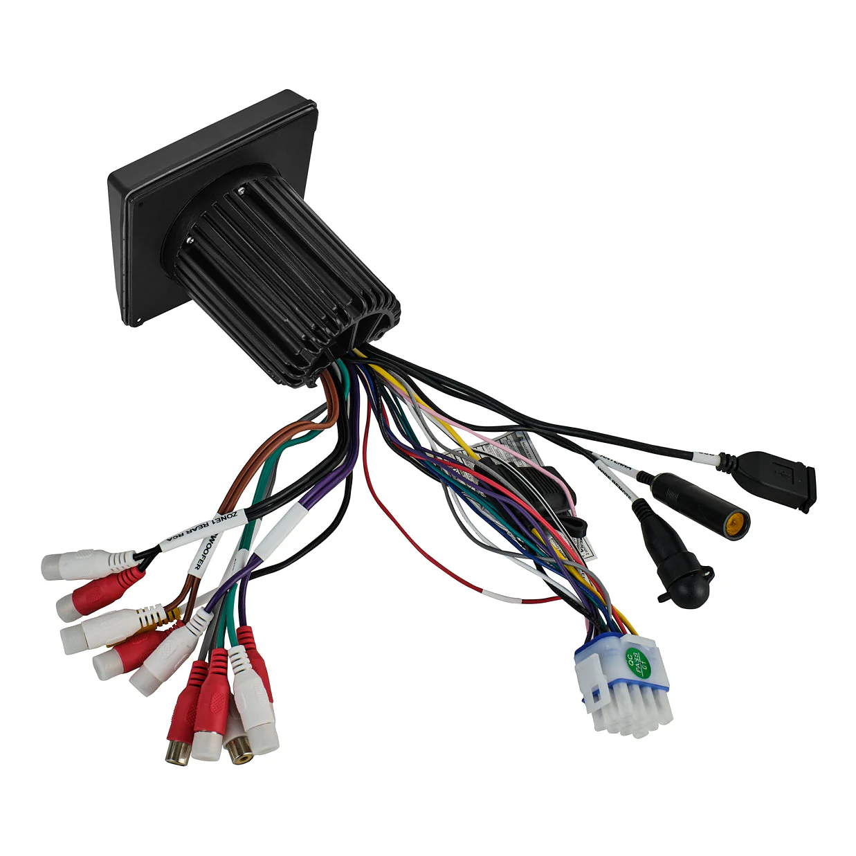 Marine and Powersports Headunit 3" Color TFT screen , 2 Zones, 4 volts Output, BT, RDS 4 X 50 Watts - Image 7
