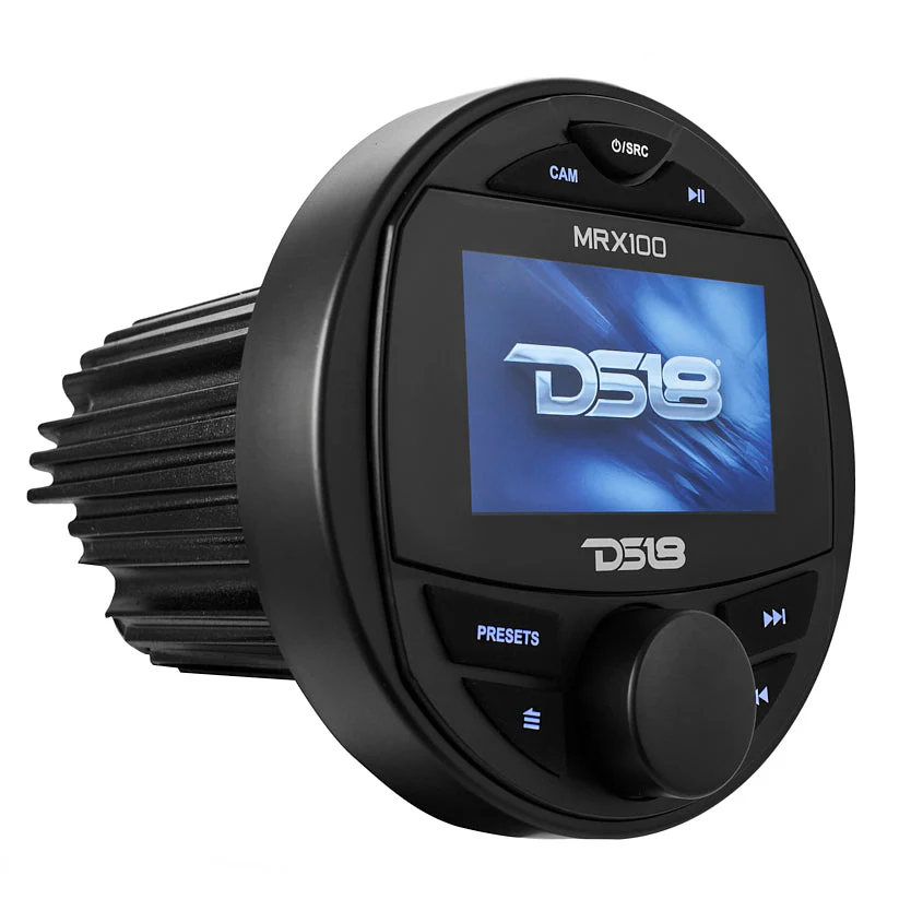 Marine and Powersports Headunit 3" Color TFT screen , 2 Zones, 4 volts Output, BT, RDS 4 X 50 Watts - Image 2