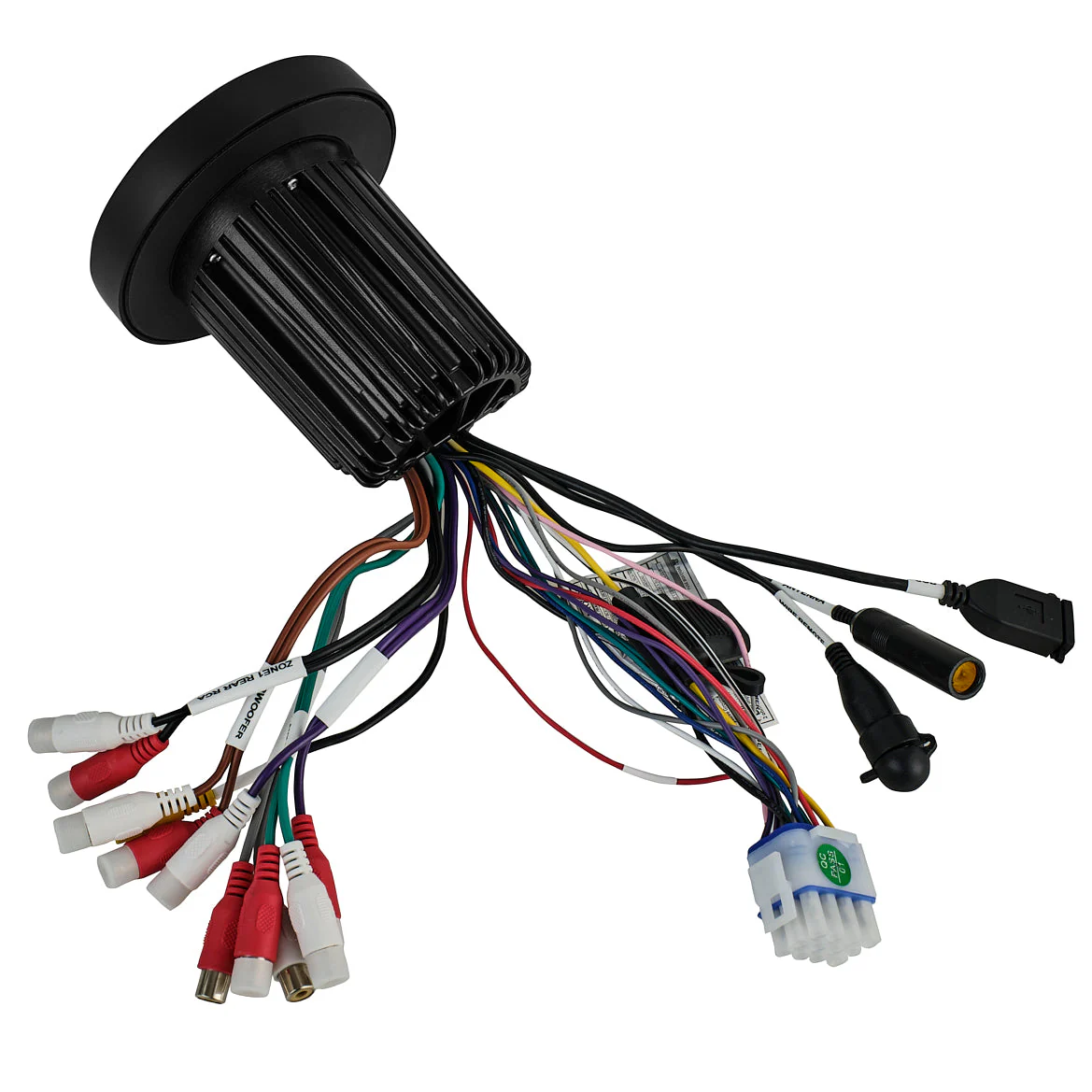 Marine and Powersports Headunit 3" Color TFT screen , 2 Zones, 4 volts Output, BT, RDS 4 X 50 Watts - Image 8