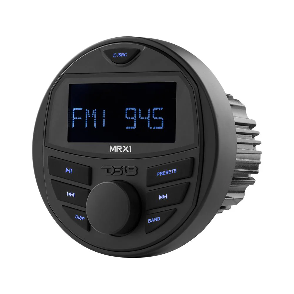 Marine and Powersports Headunit and 6.5" Marine Speaker Package (MRX1 and 2 X NXL-6SL/BK) - Black - Image 6