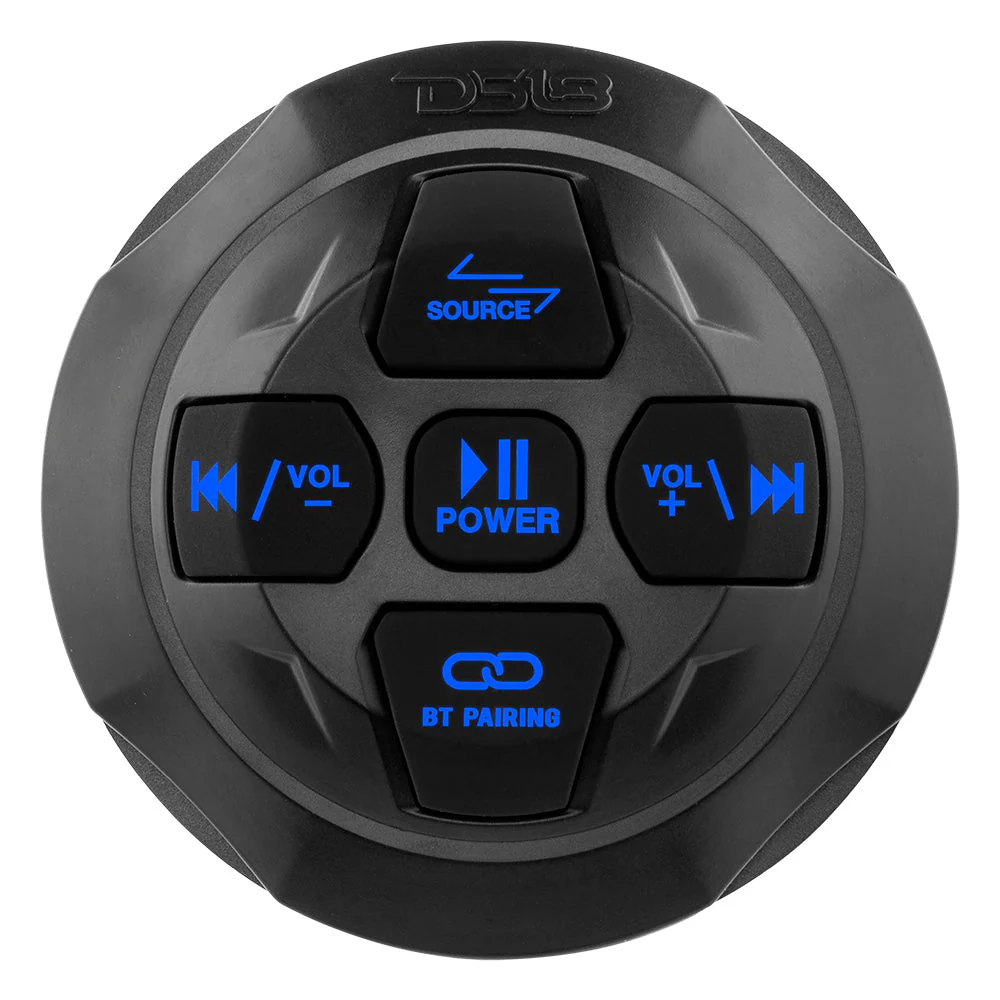 Marine And Powersports Waterproof Bluetooth Audio Receiver With Controls and Micrphone - Image 2