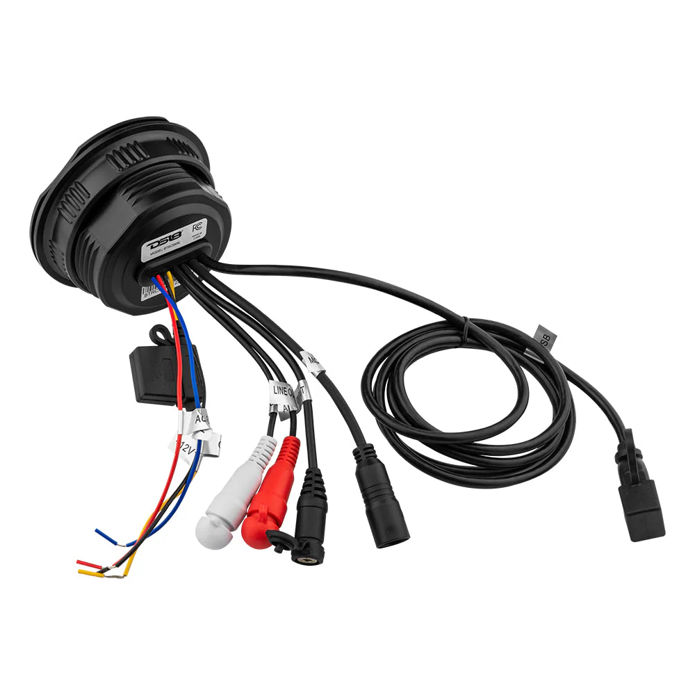 Marine And Powersports Waterproof Bluetooth Audio Receiver With Controls and Micrphone - Image 5