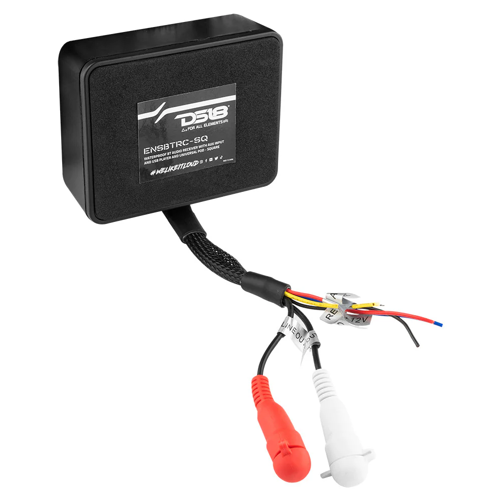 Marine And Powersports Waterproof Receiver Enclosure with Bluetooth, AUX Input, USB Player and Controls - Image 5
