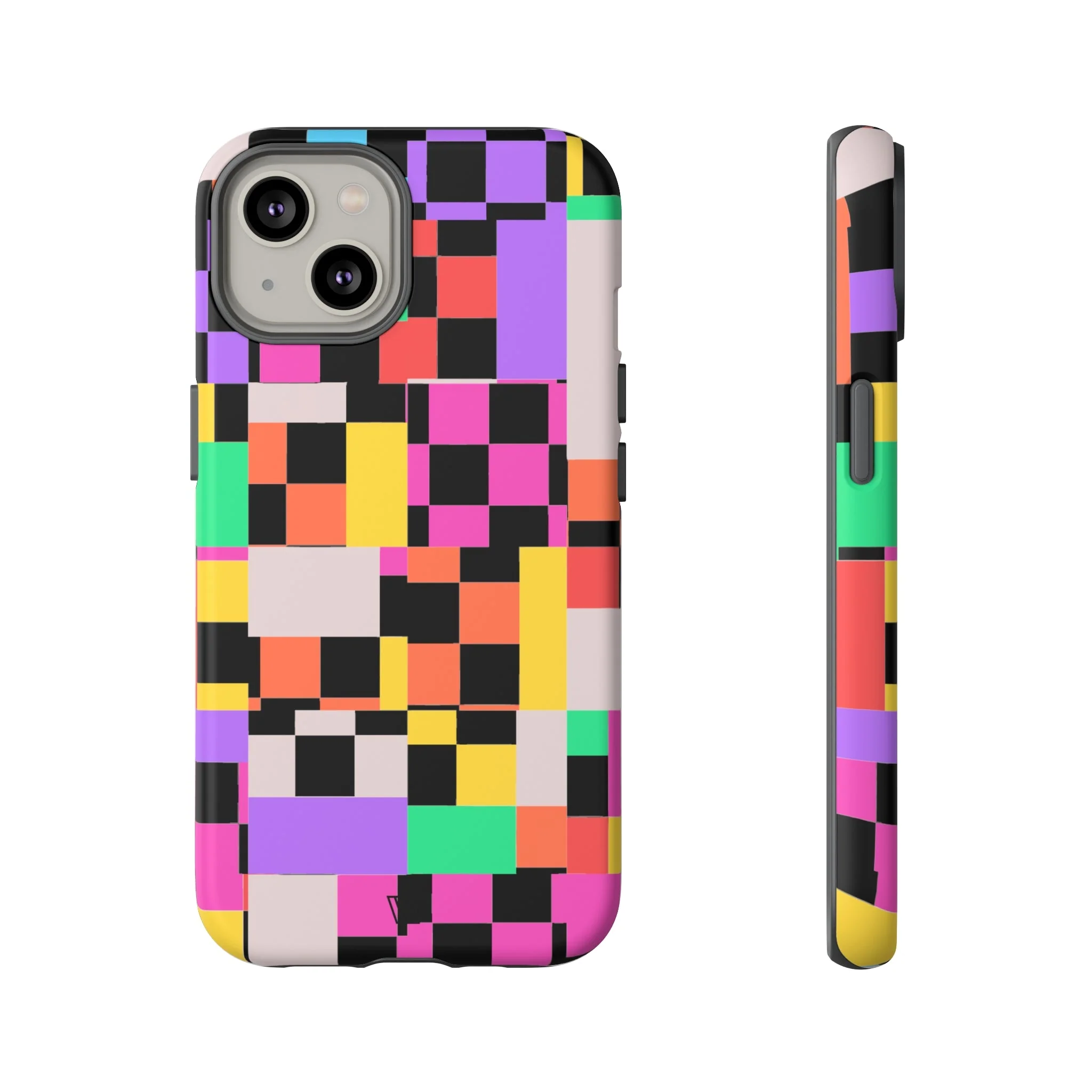 MASHED UP CHECKERBOARD | Tough Phone Case - Image 2
