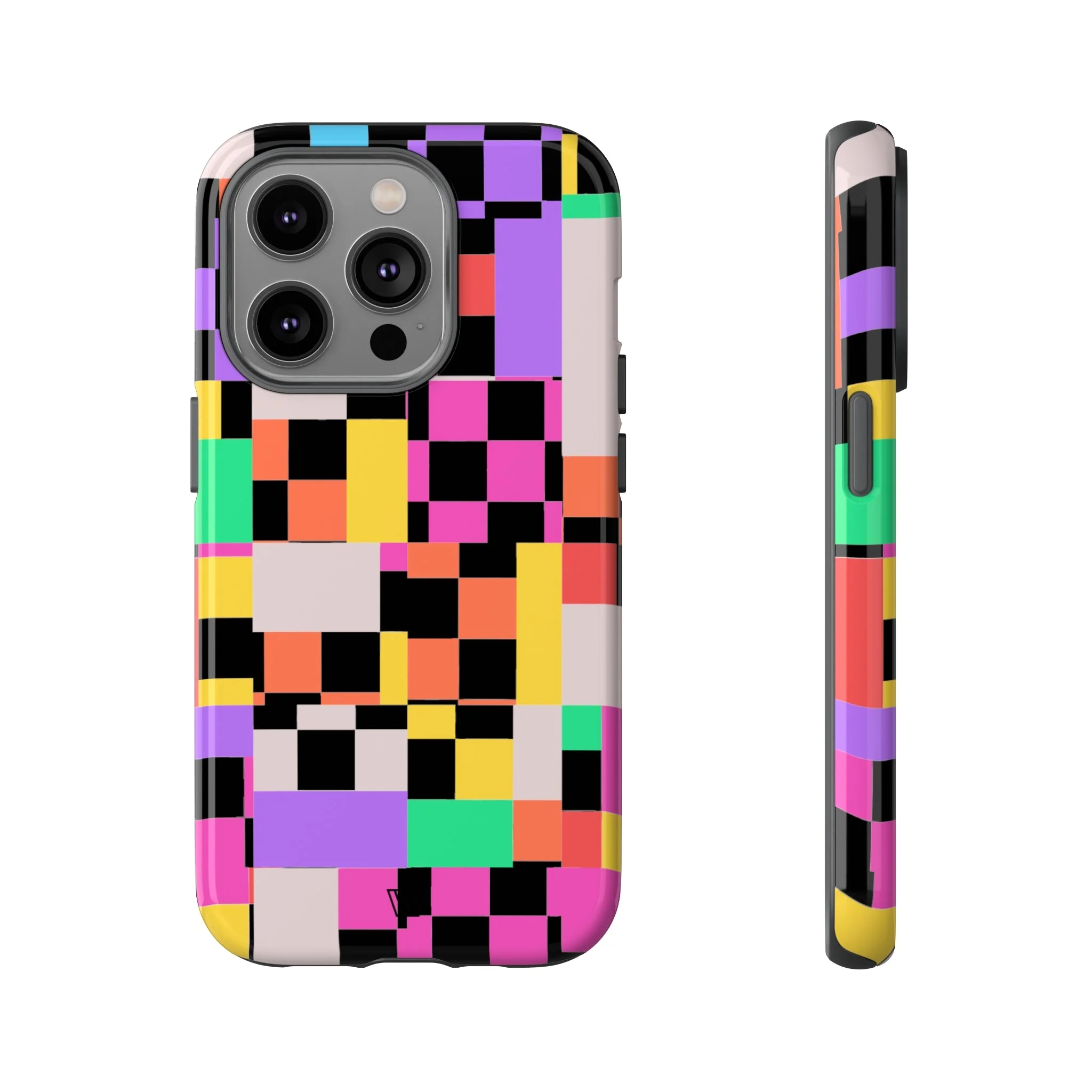 MASHED UP CHECKERBOARD | Tough Phone Case - Image 4