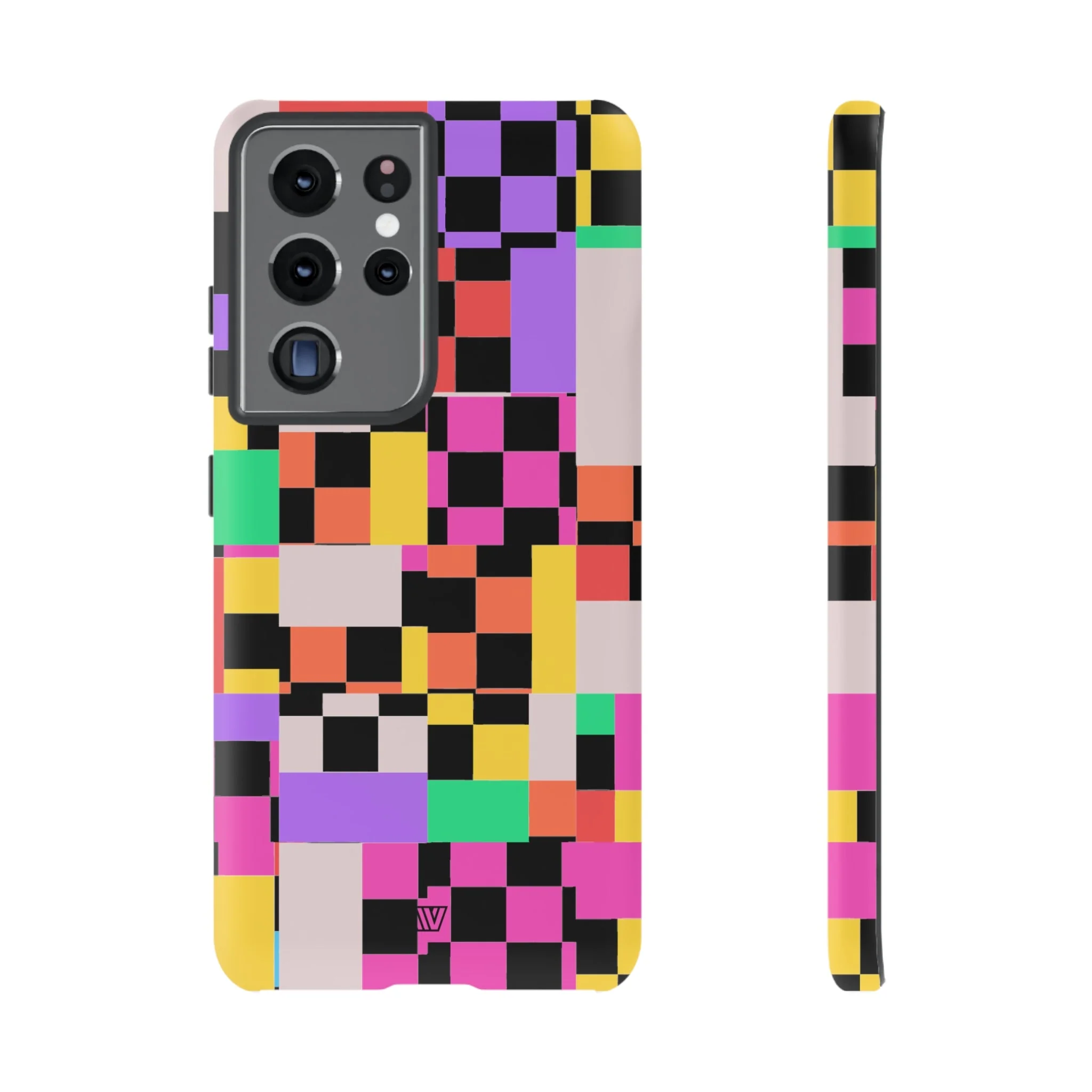 MASHED UP CHECKERBOARD | Tough Phone Case - Image 40