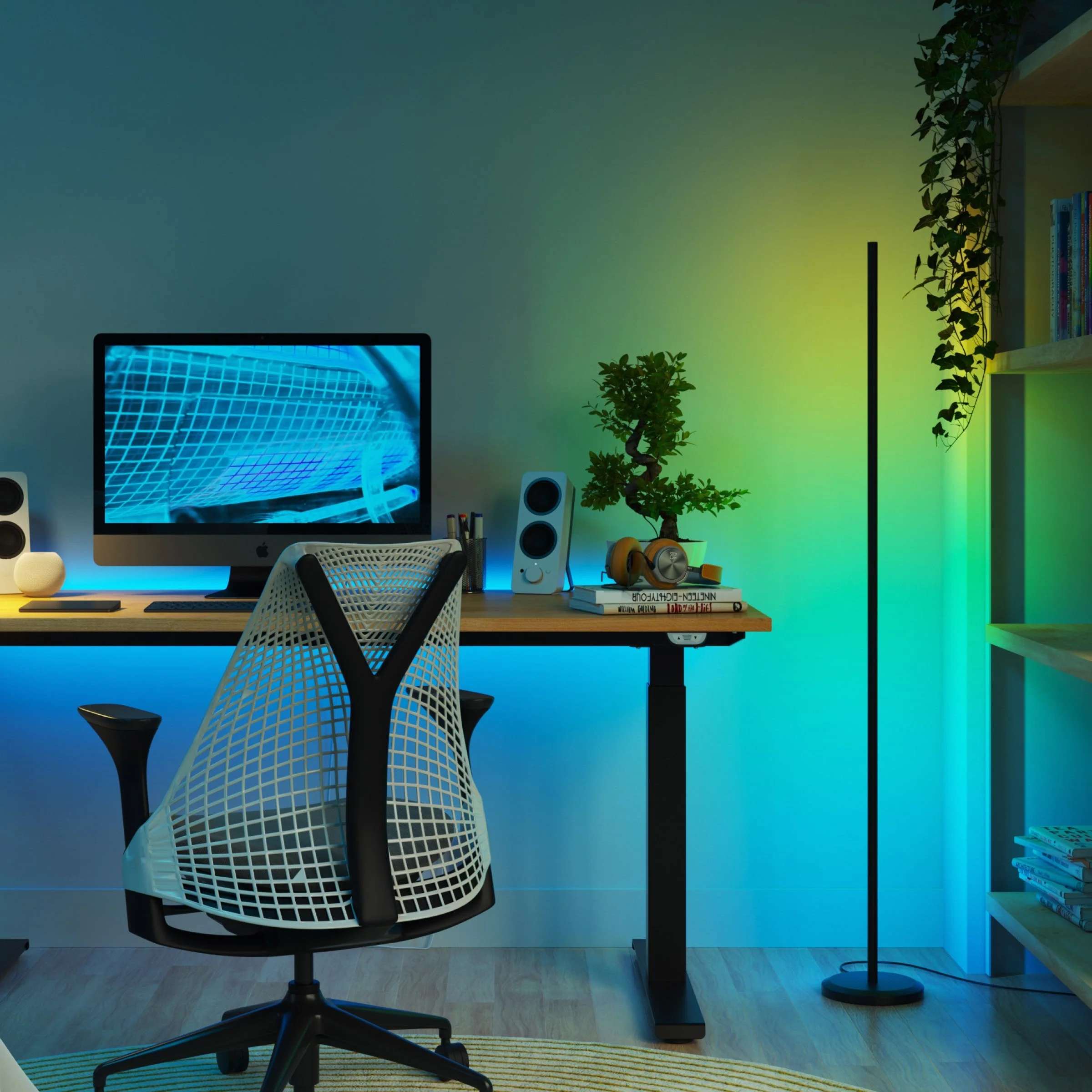 Matter Smart Multicolor Floor Lamp (1 Pack) - Image 2