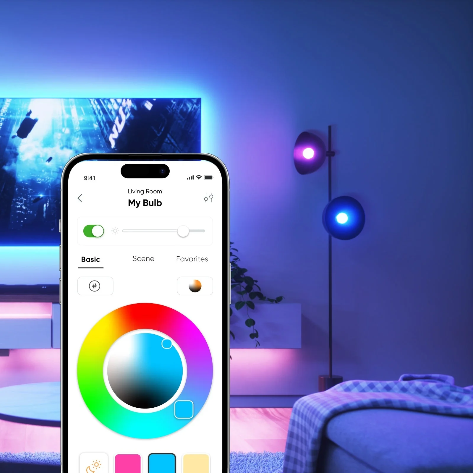 Matter Wi-Fi A19 Smart Bulb (2 Pack) - Image 4