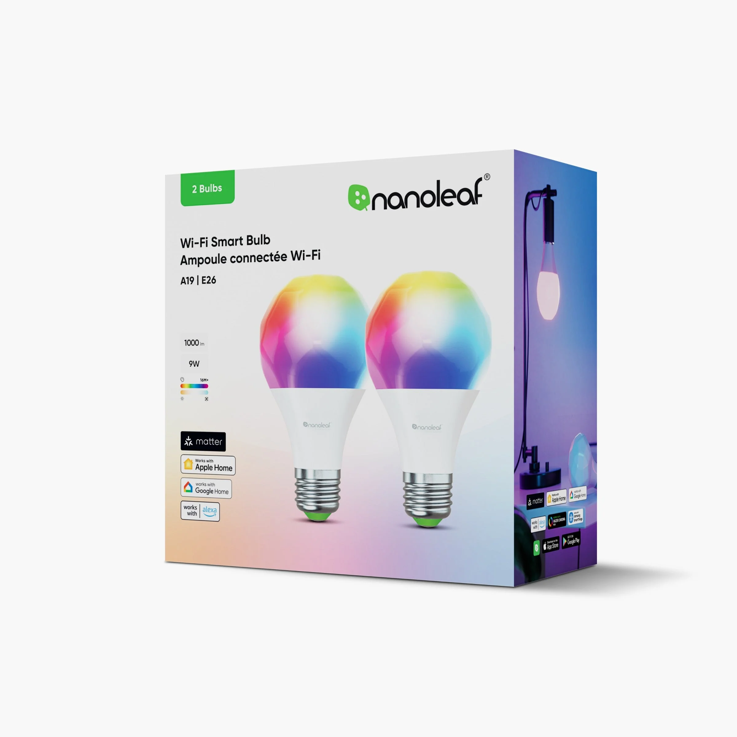 Matter Wi-Fi A19 Smart Bulb (2 Pack) - Image 5