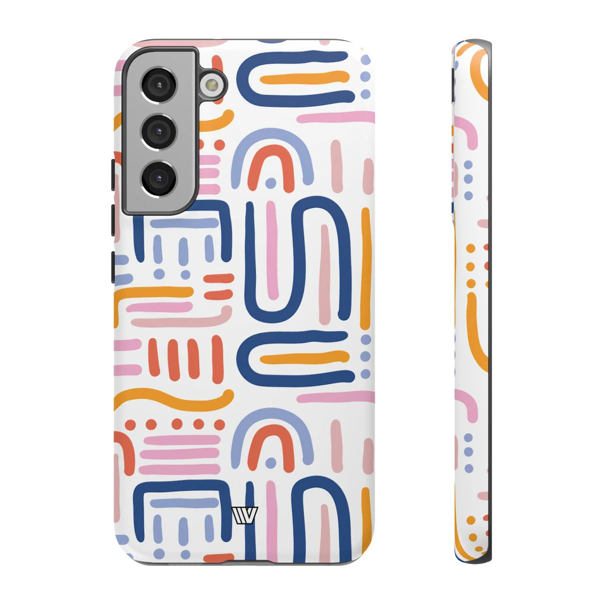 MEMPHIS BOLD LINES | Tough Phone Case - Image 64