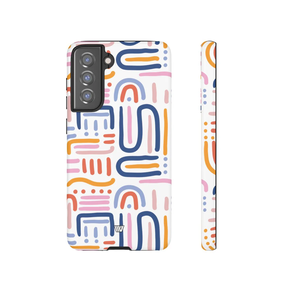 MEMPHIS BOLD LINES | Tough Phone Case - Image 74