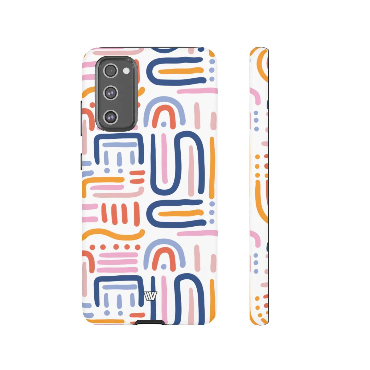 MEMPHIS BOLD LINES | Tough Phone Case - Image 82