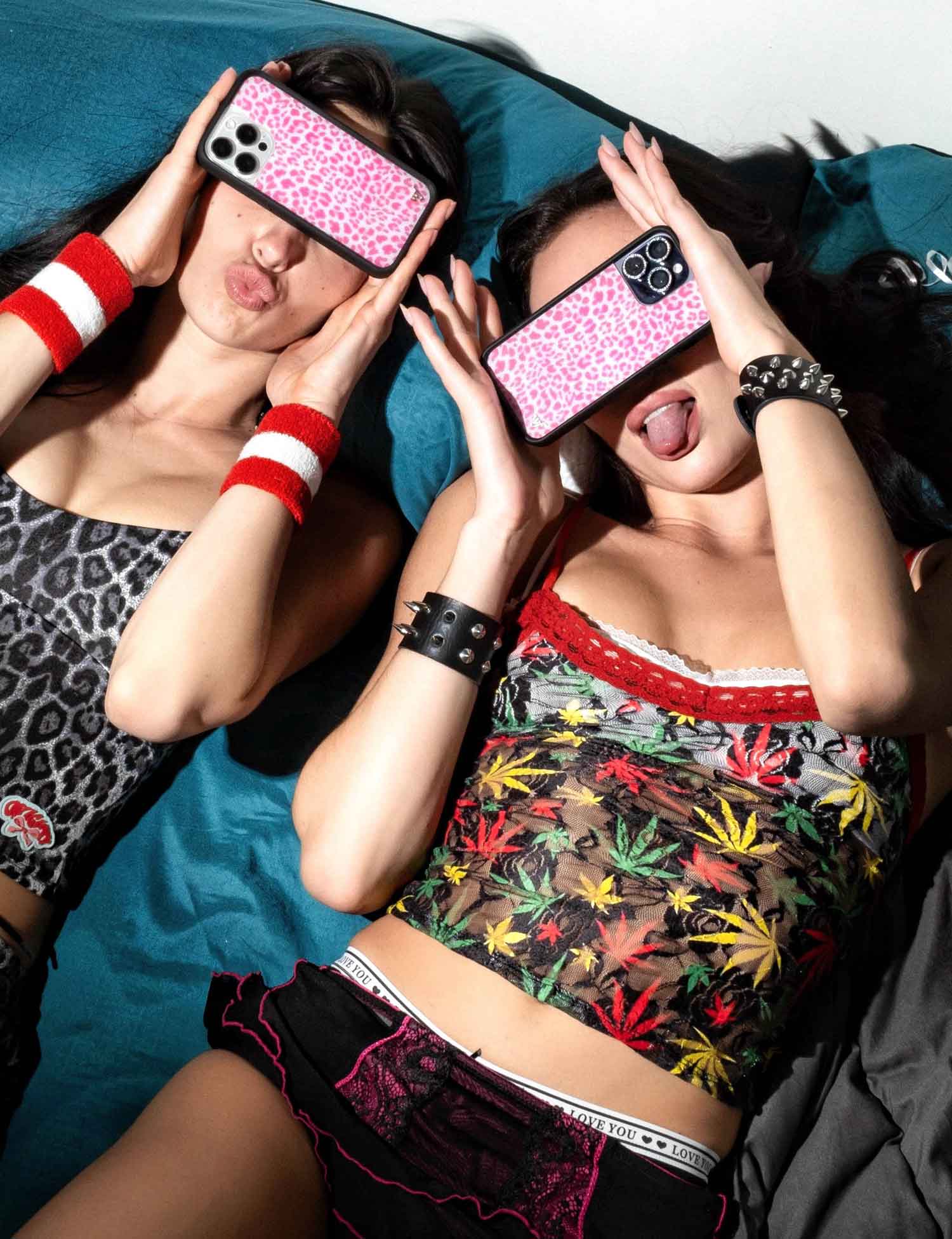 Meow | Pink iPhone Case - Image 41