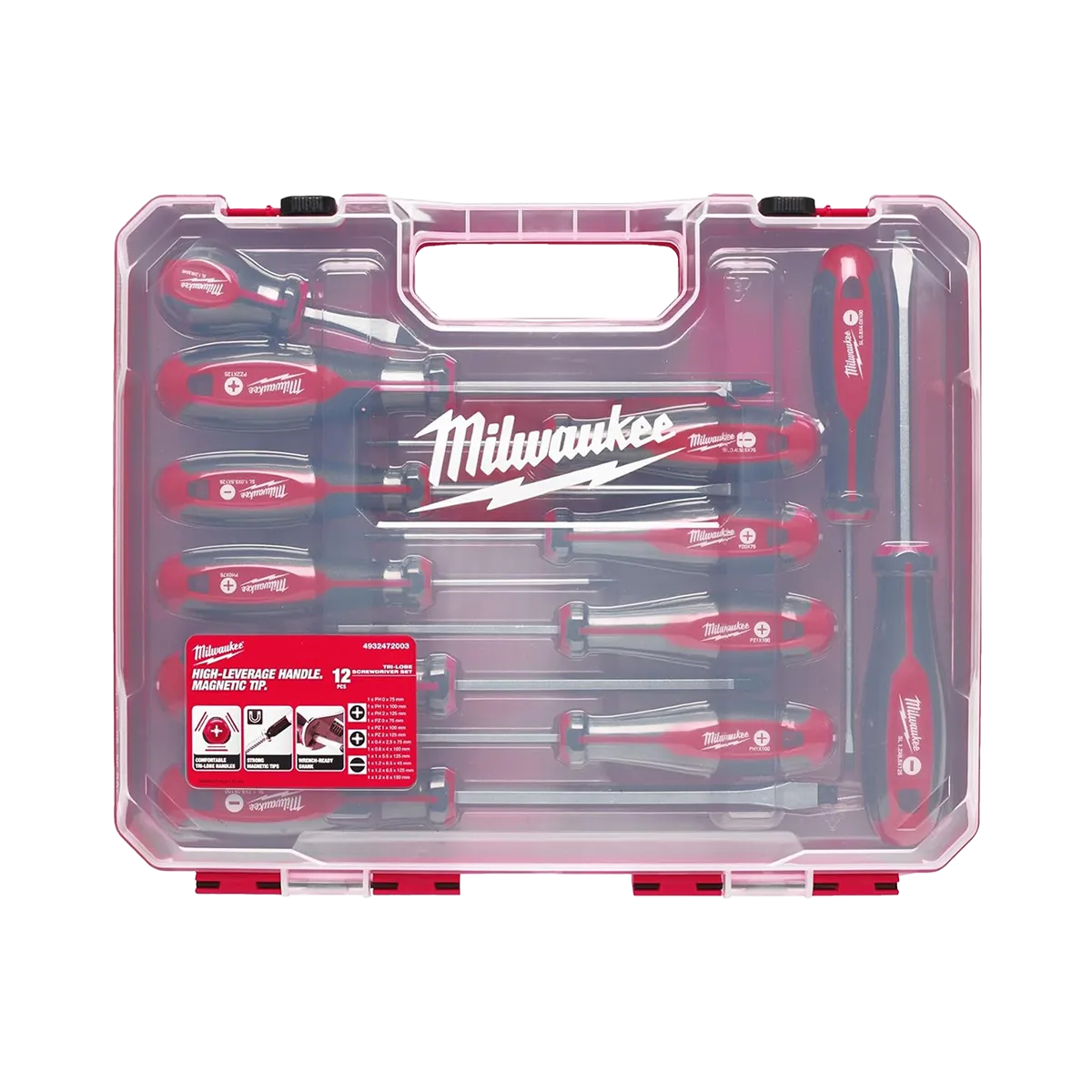 Milwaukee Set of 12 Tri-Lobe Screwdrivers 4932472003 - Image 3