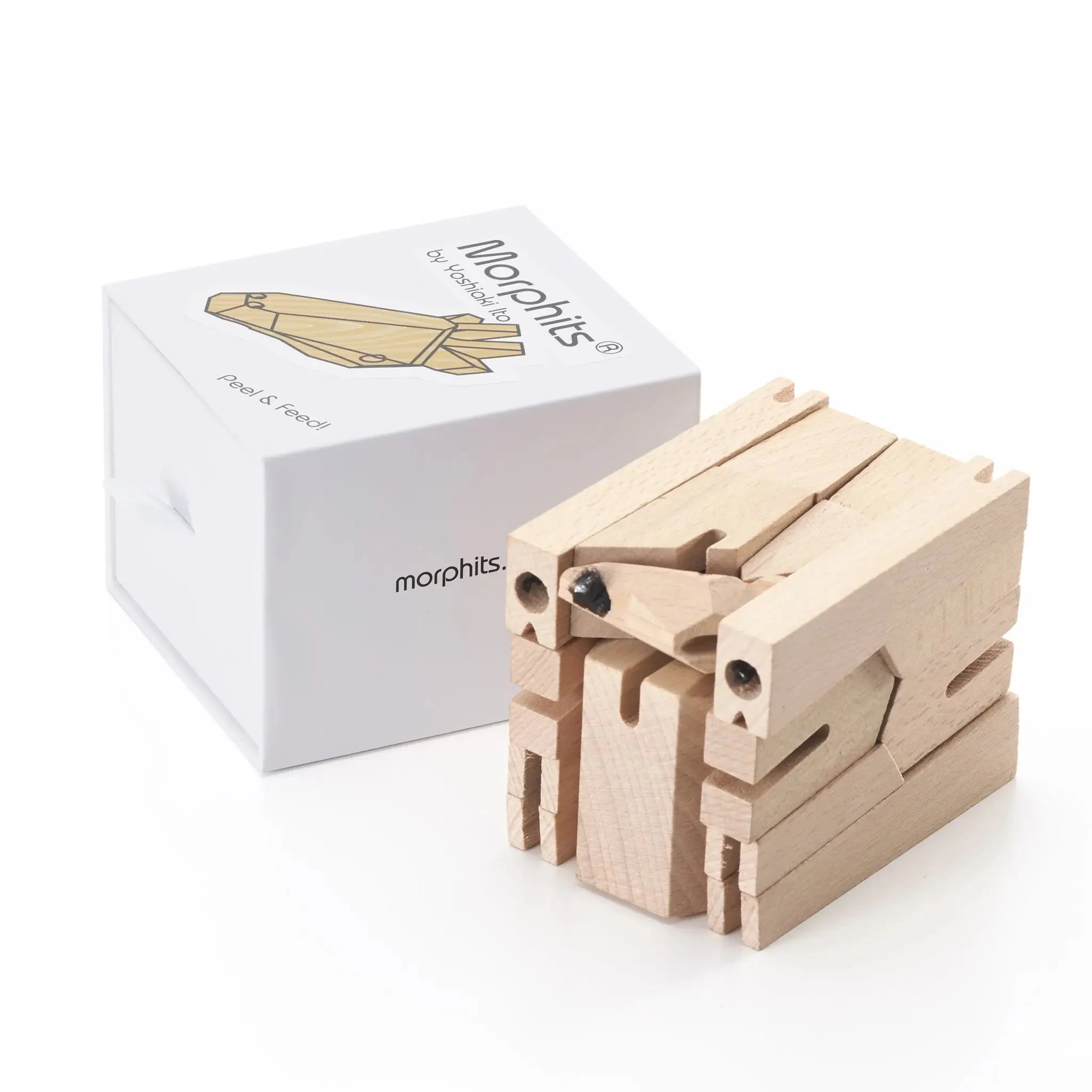 Modern Wooden Giraffe Decor – Interactive Puzzle & Art Piece - Image 2