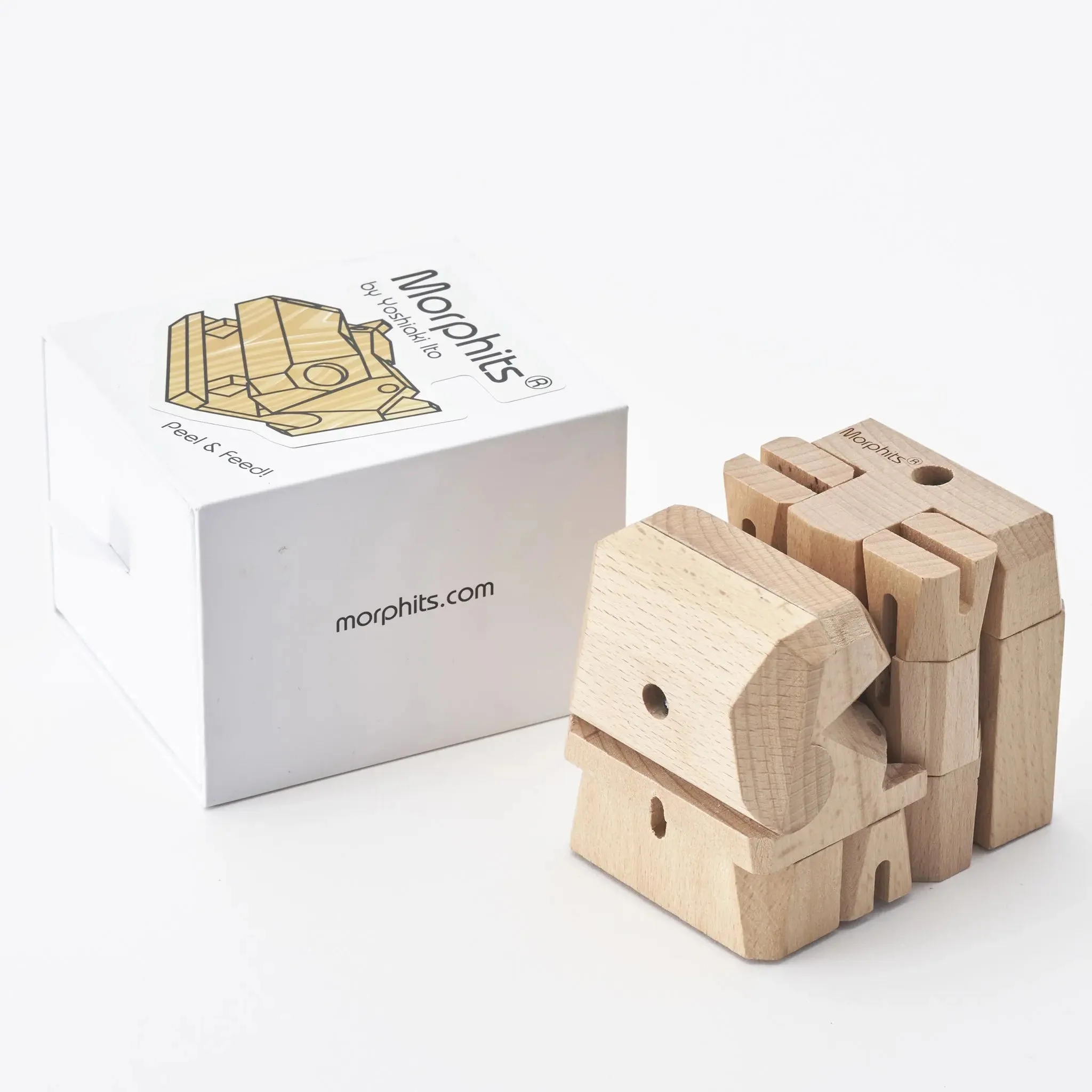 Modern Wooden Hippo Decor – Interactive Puzzle & Art Piece - Image 2