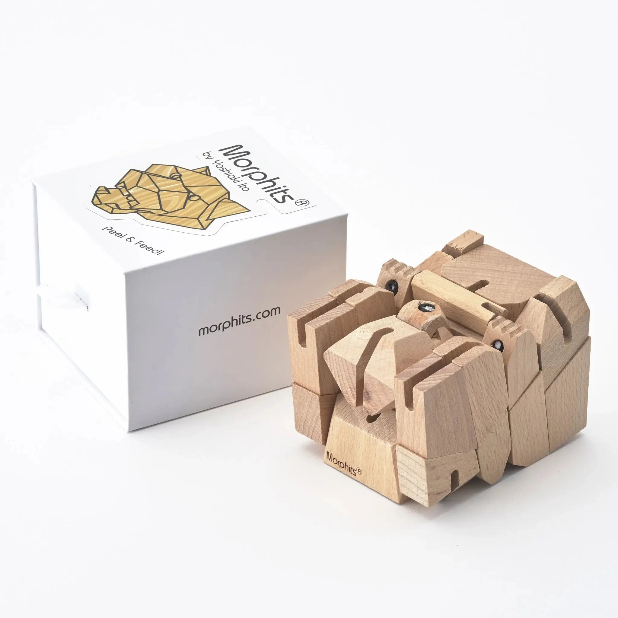 Modern Wooden Tiger Decor – Interactive Puzzle & Art Piece - Image 2
