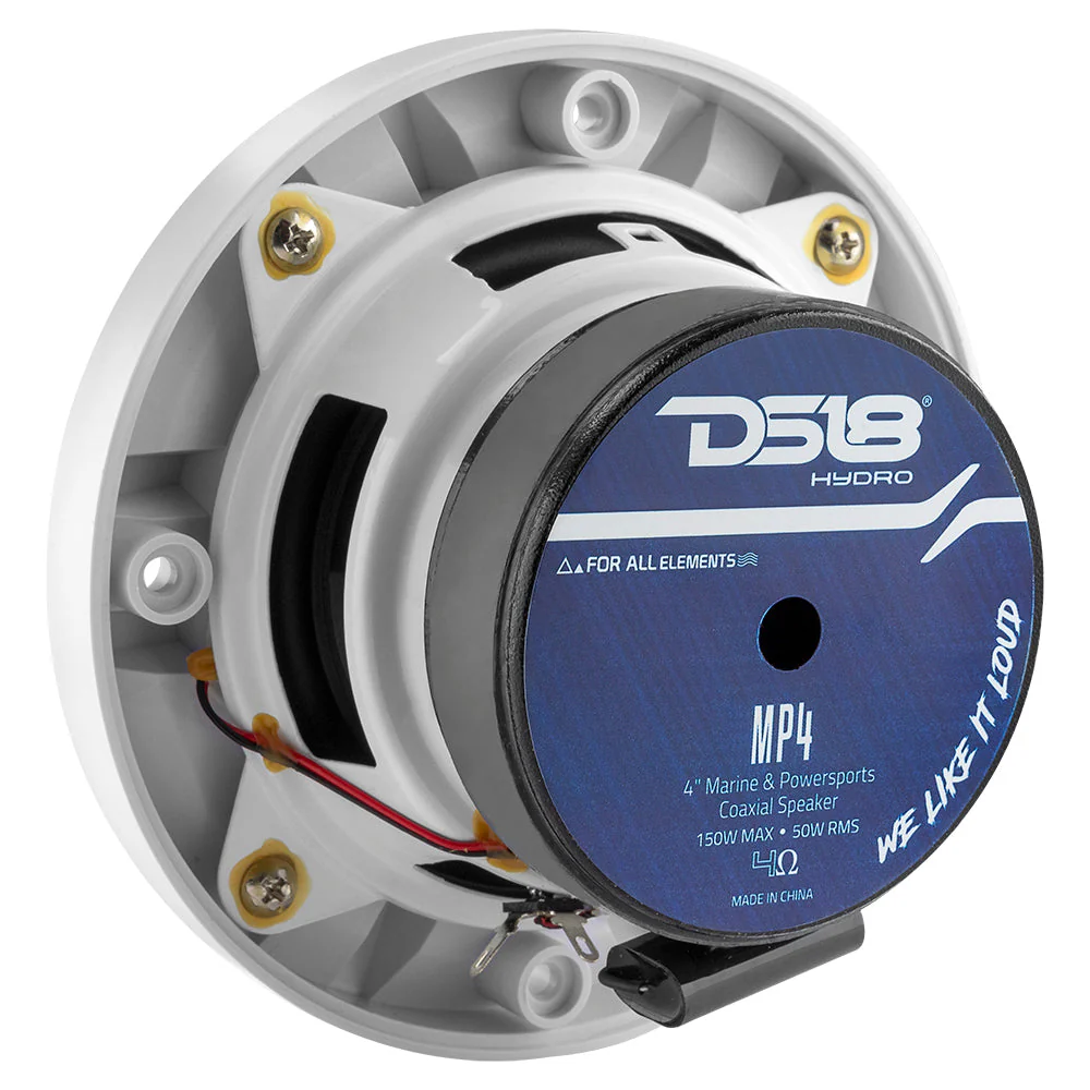 MP 4" 2-Way Coaxial Marine Speaker 50 Watts Rms 4-Ohm - Image 13