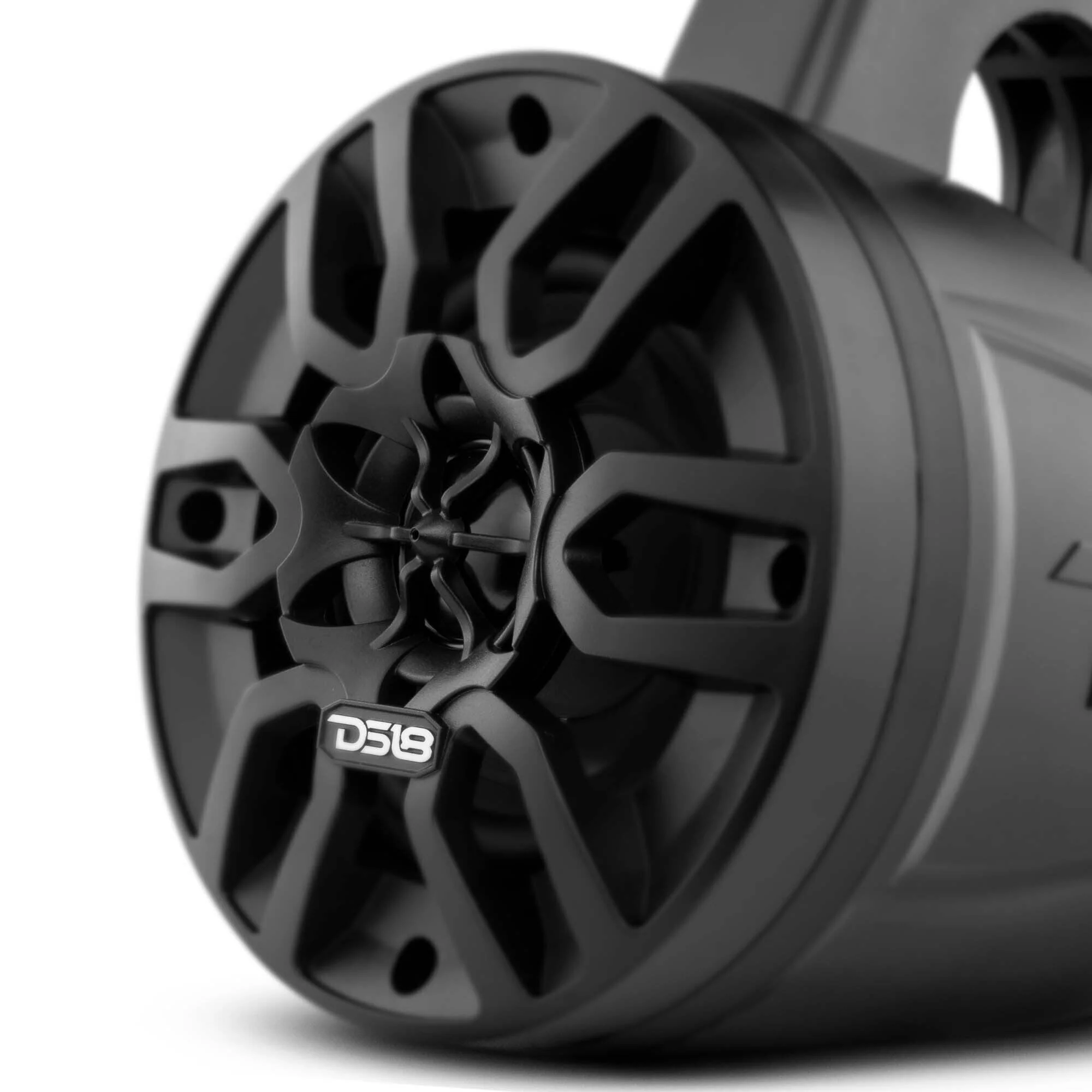 MP 4" Amplified With Bluetooth Wakeboard Tower Speakers 40 Watts Rms -Black - Image 2