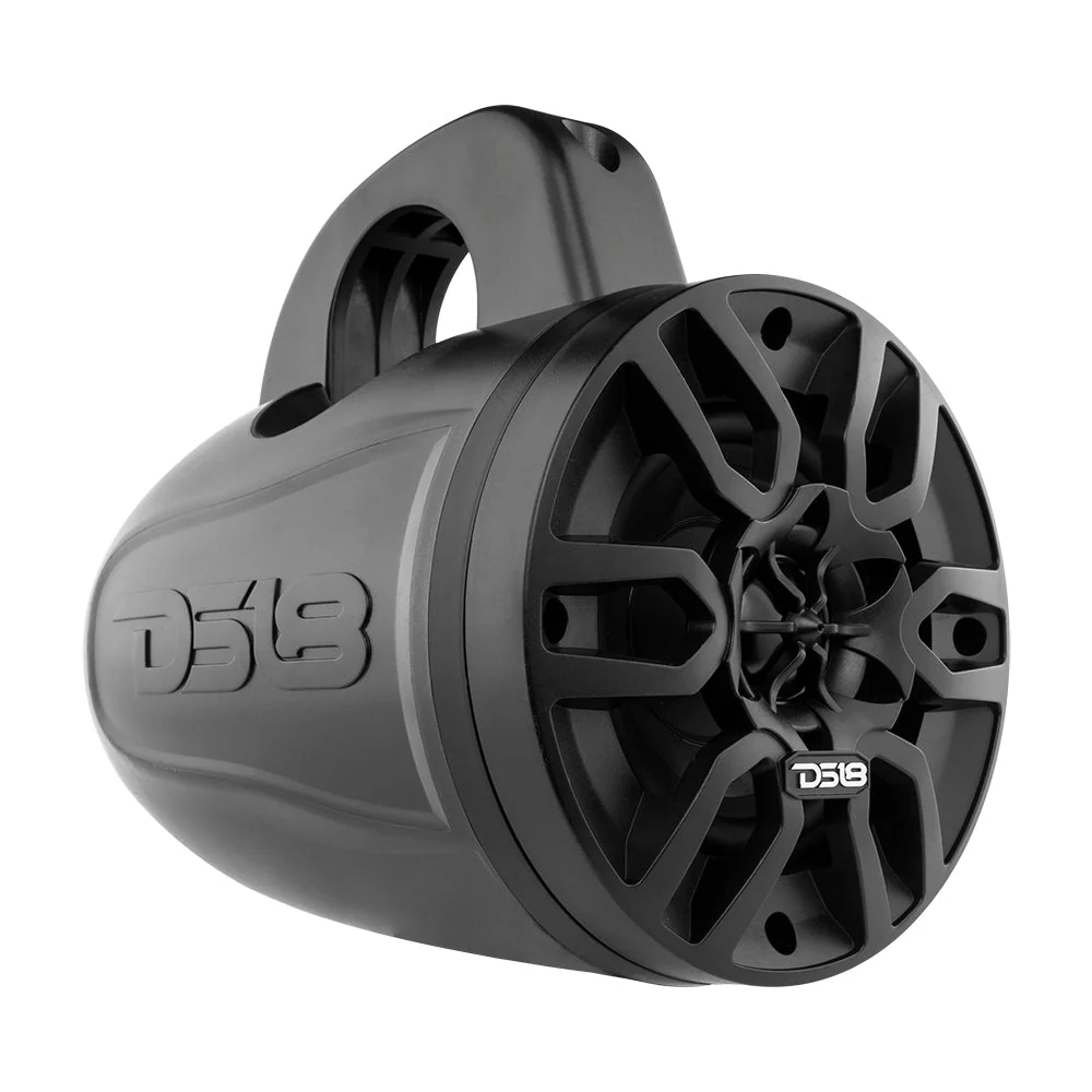 MP 4" Amplified With Bluetooth Wakeboard Tower Speakers 40 Watts Rms -Black - Image 4
