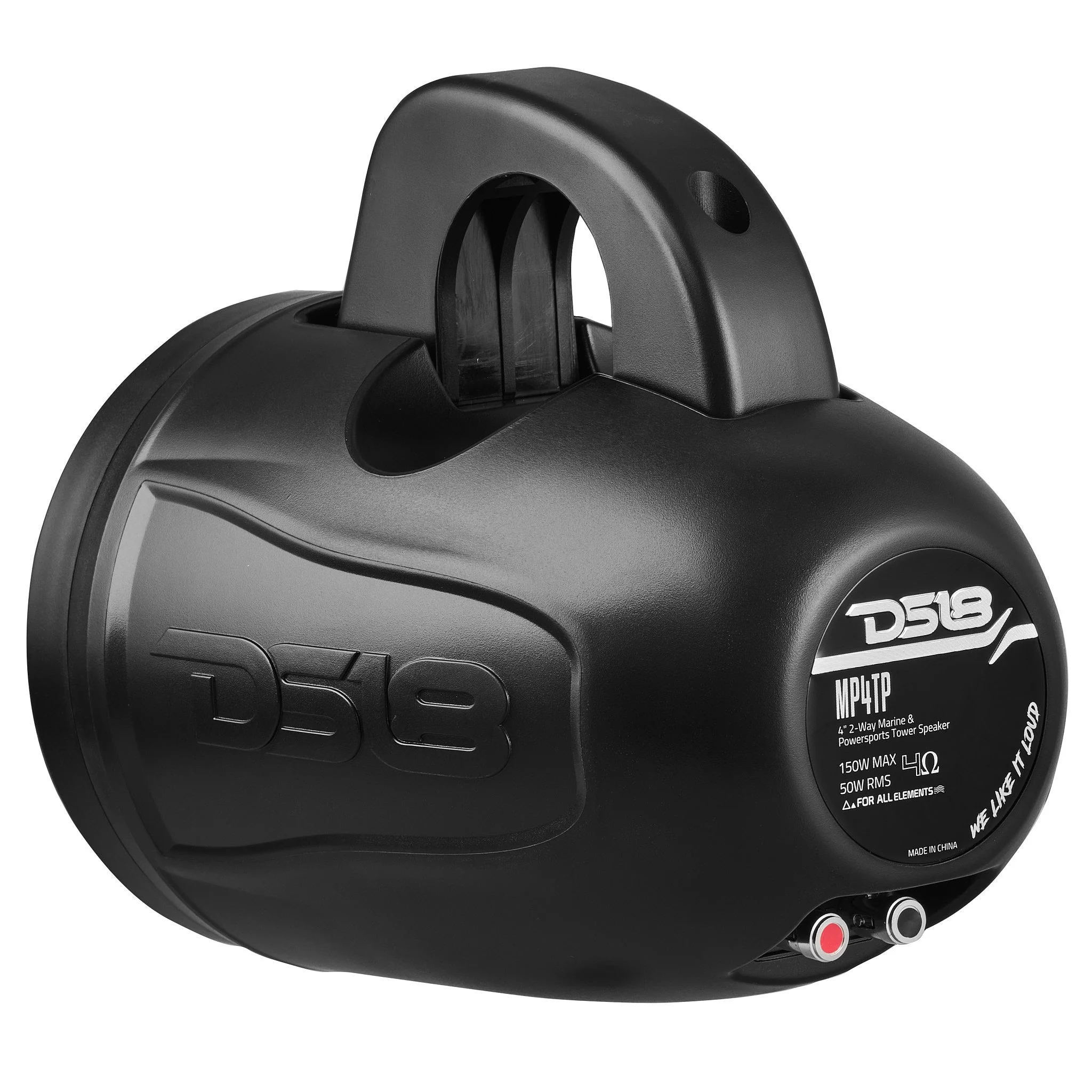 MP 4" Wakeboard Tower Speakers 50 Watts Rms -Black - Image 5