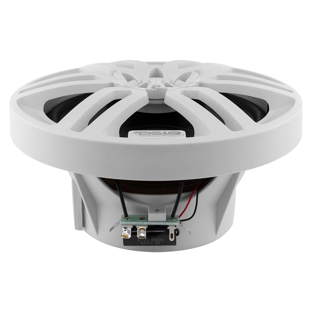 MP 6.5" 2-Way Coaxial Marine Speaker 60 Watts Rms 4-Ohm -White - Image 6