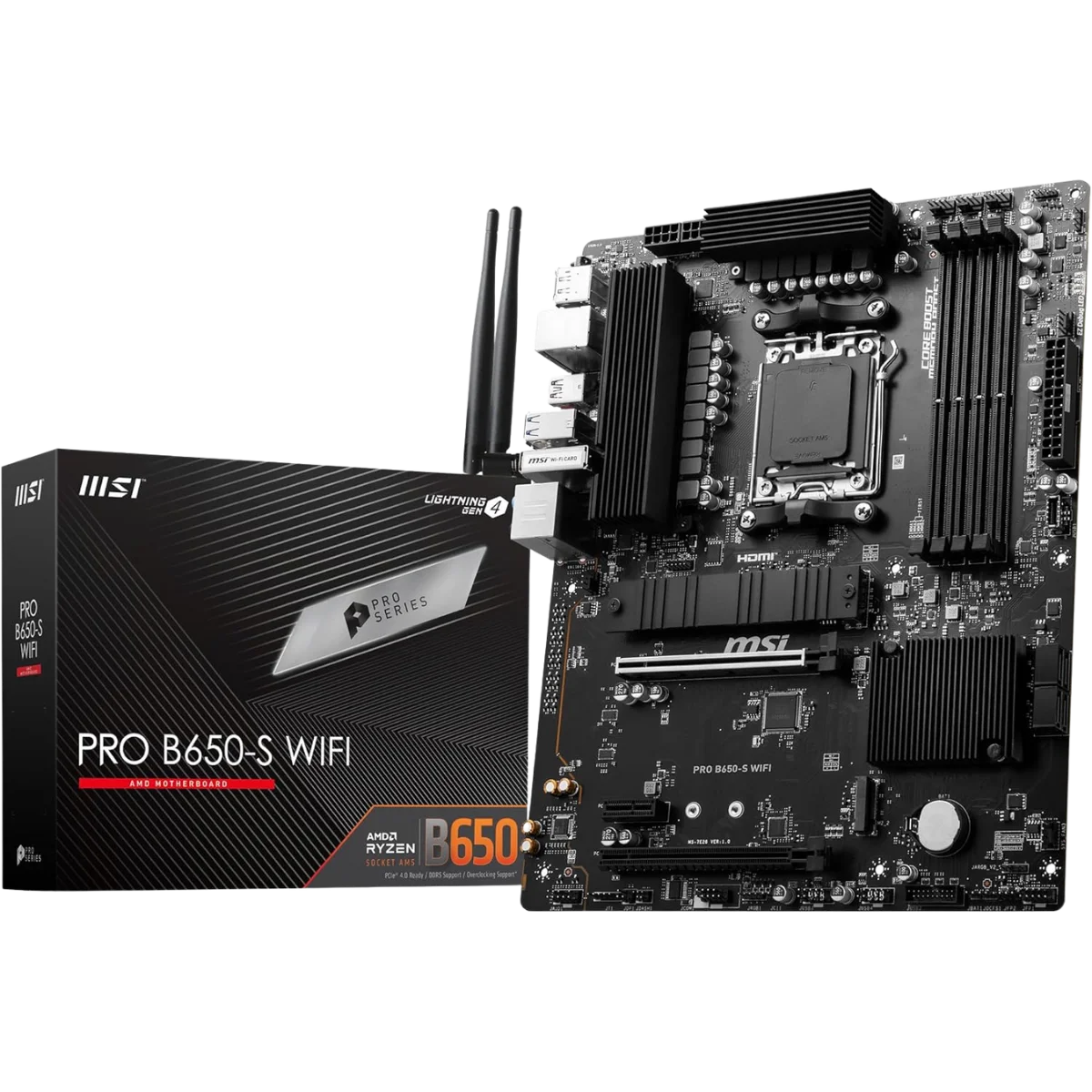 MSI PRO B650-S WIFI Motherboard (ATX) | AM5, DDR5, Wi-Fi 6E - Image 4