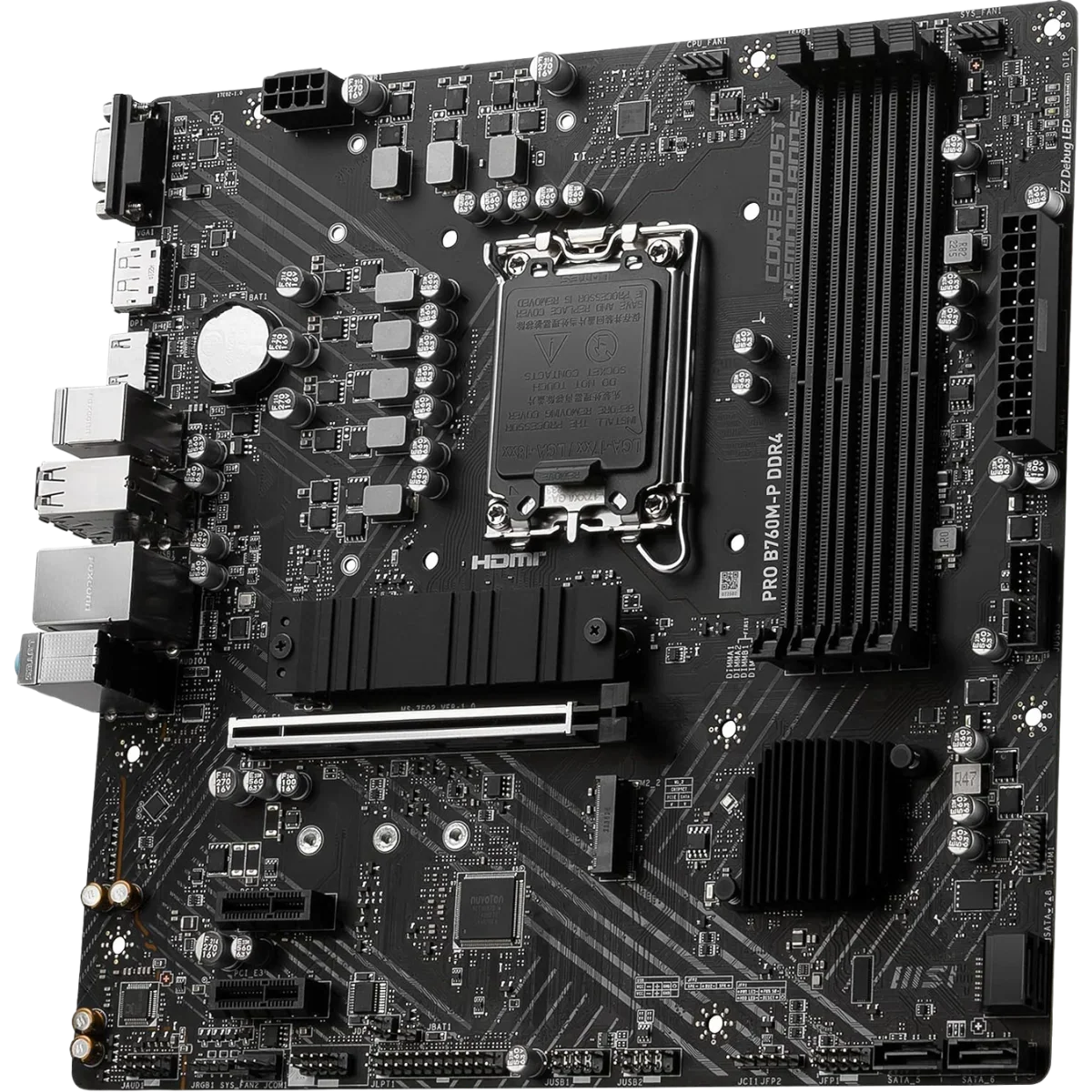MSI PRO B760M-P DDR4 Motherboard | Intel 12th–14th Gen | PCIe 4.0 - Image 3