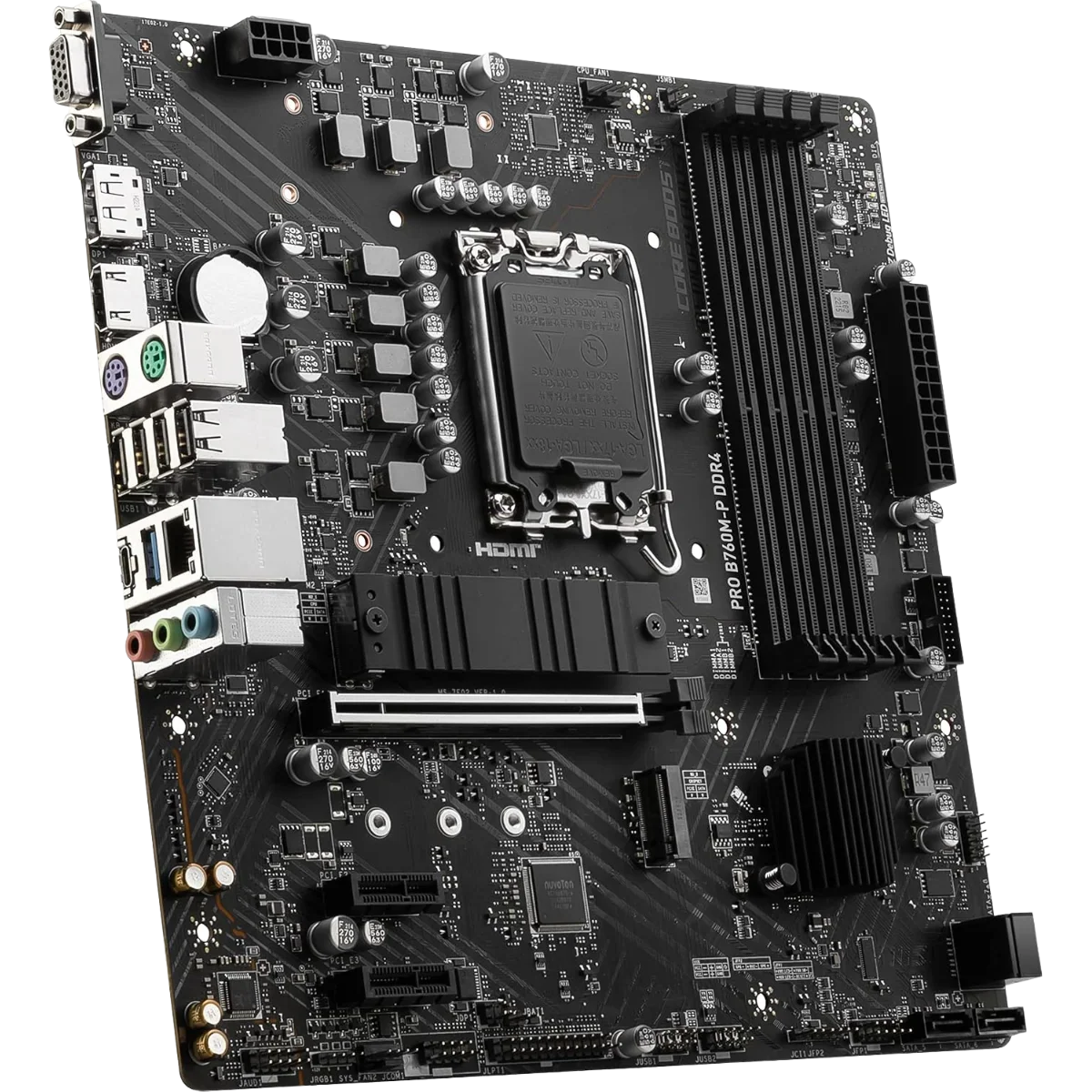 MSI PRO B760M-P DDR4 Motherboard | Intel 12th–14th Gen | PCIe 4.0 - Image 4