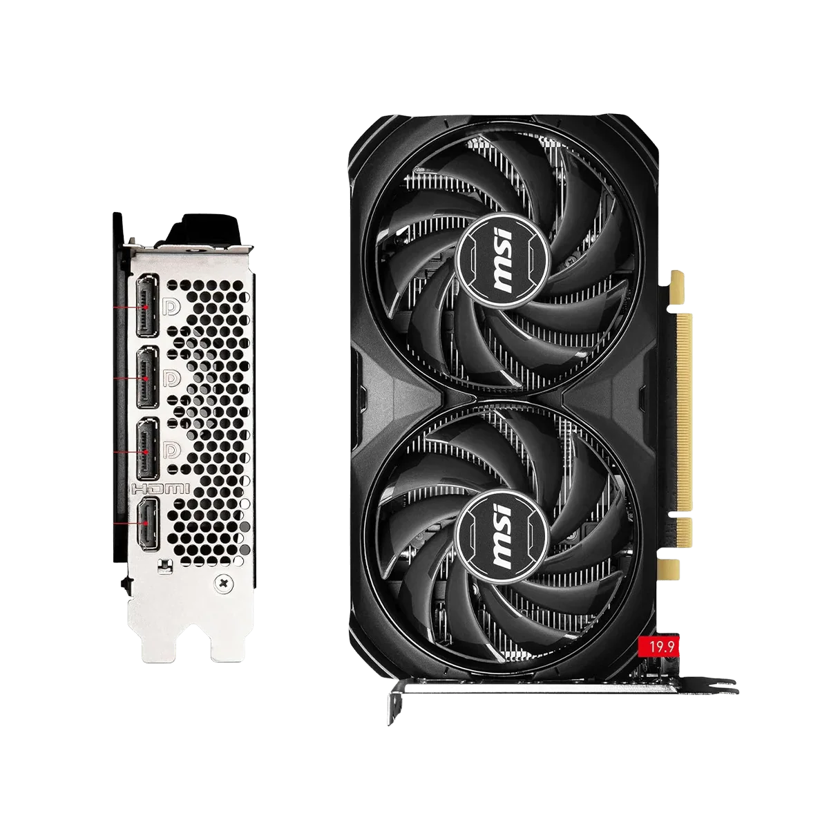 MSI RTX 4060 Ti Ventus 2X Black 8G OC Graphics Card - Image 3