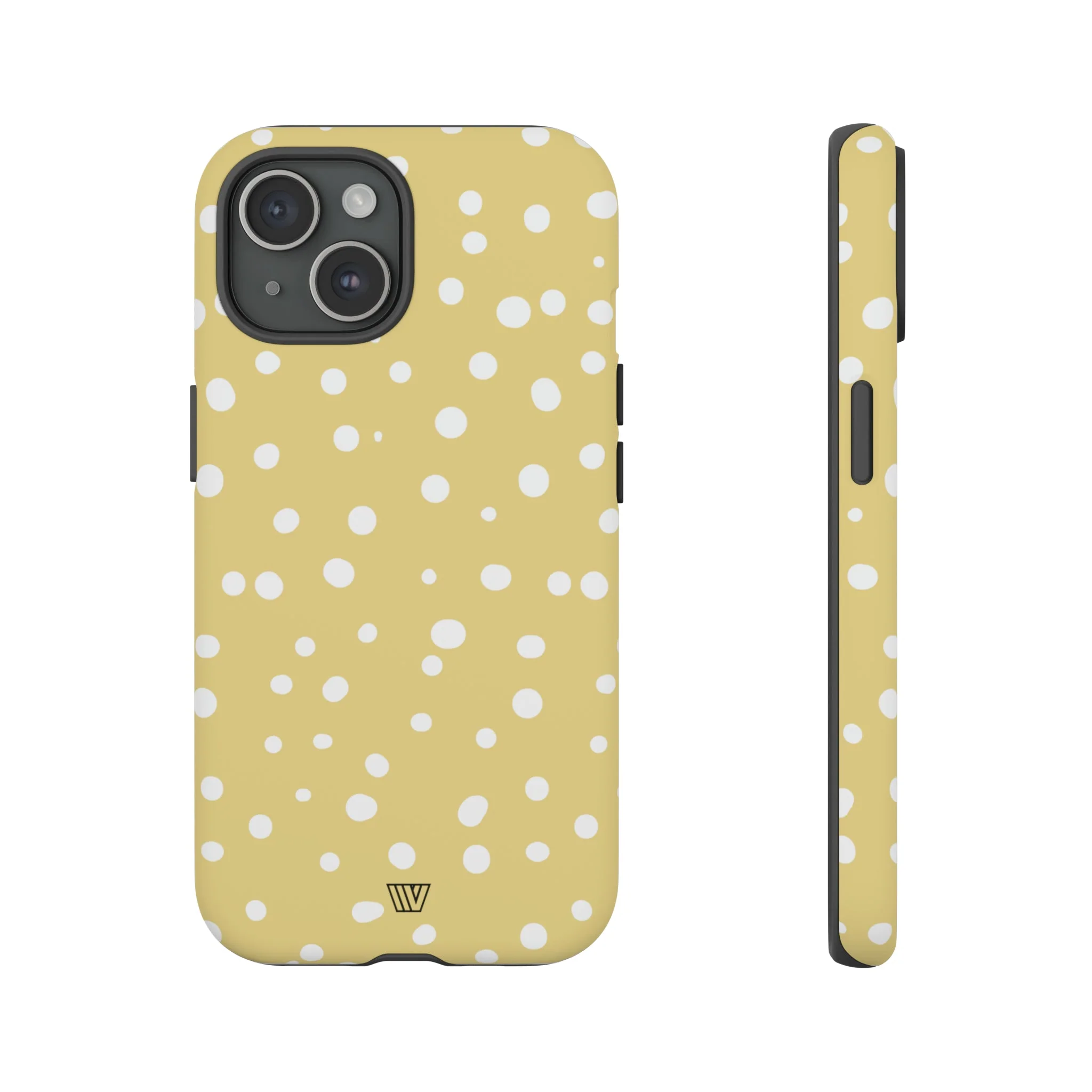 MUTED YELLOW DOTS | Tough Phone Case - Image 3