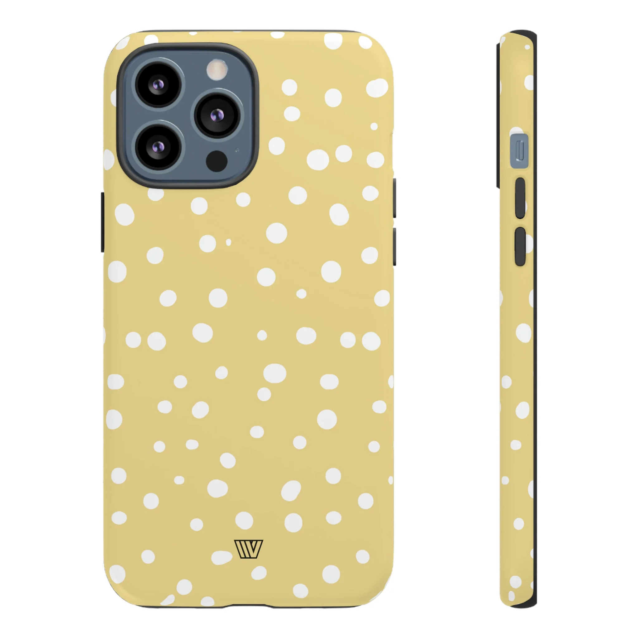 MUTED YELLOW DOTS | Tough Phone Case - Image 9