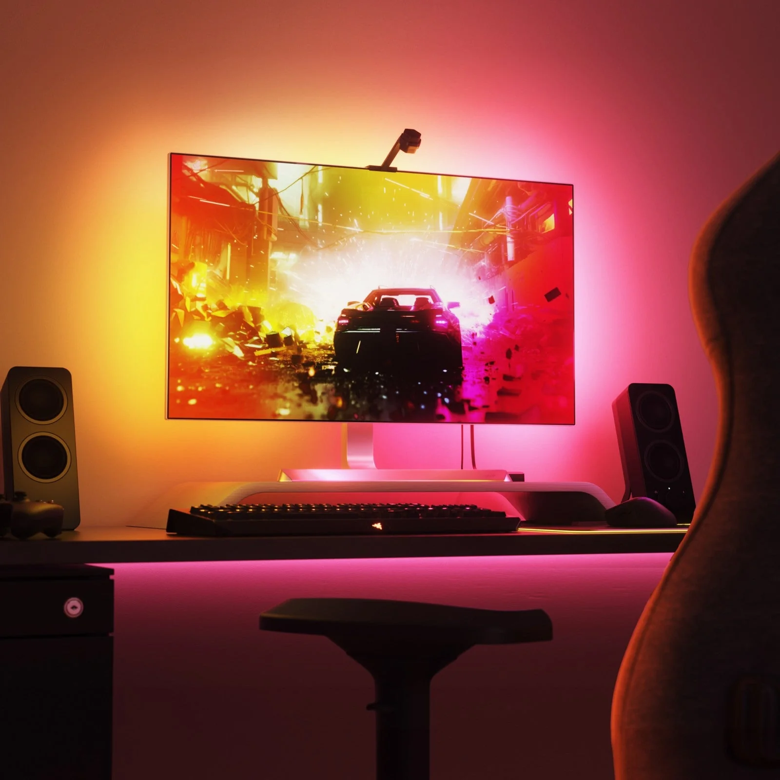 Nanoleaf 4D Screen Mirror + Lightstrip Kit (For TVs and Monitors up to 85") - Image 5