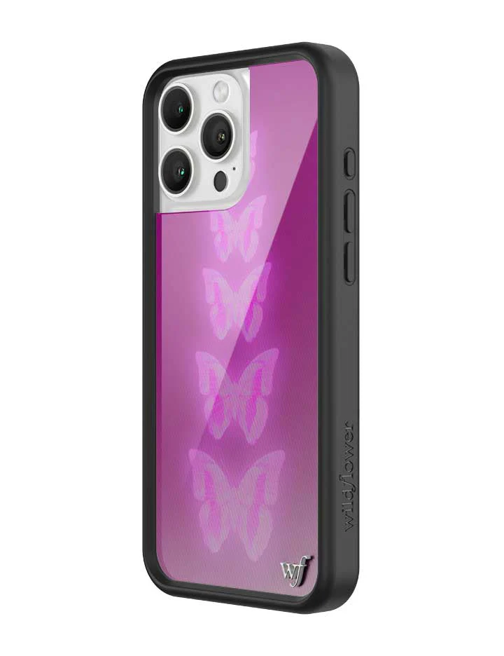 Neon Butterfly iPhone Case - Image 2