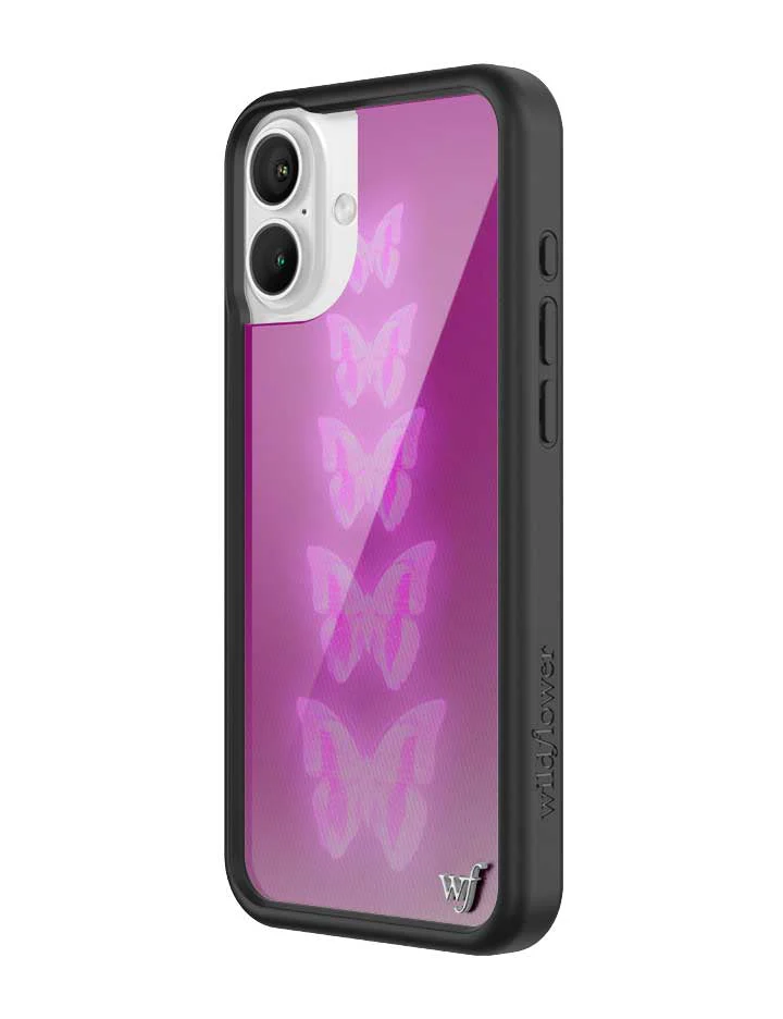 Neon Butterfly iPhone Case - Image 4
