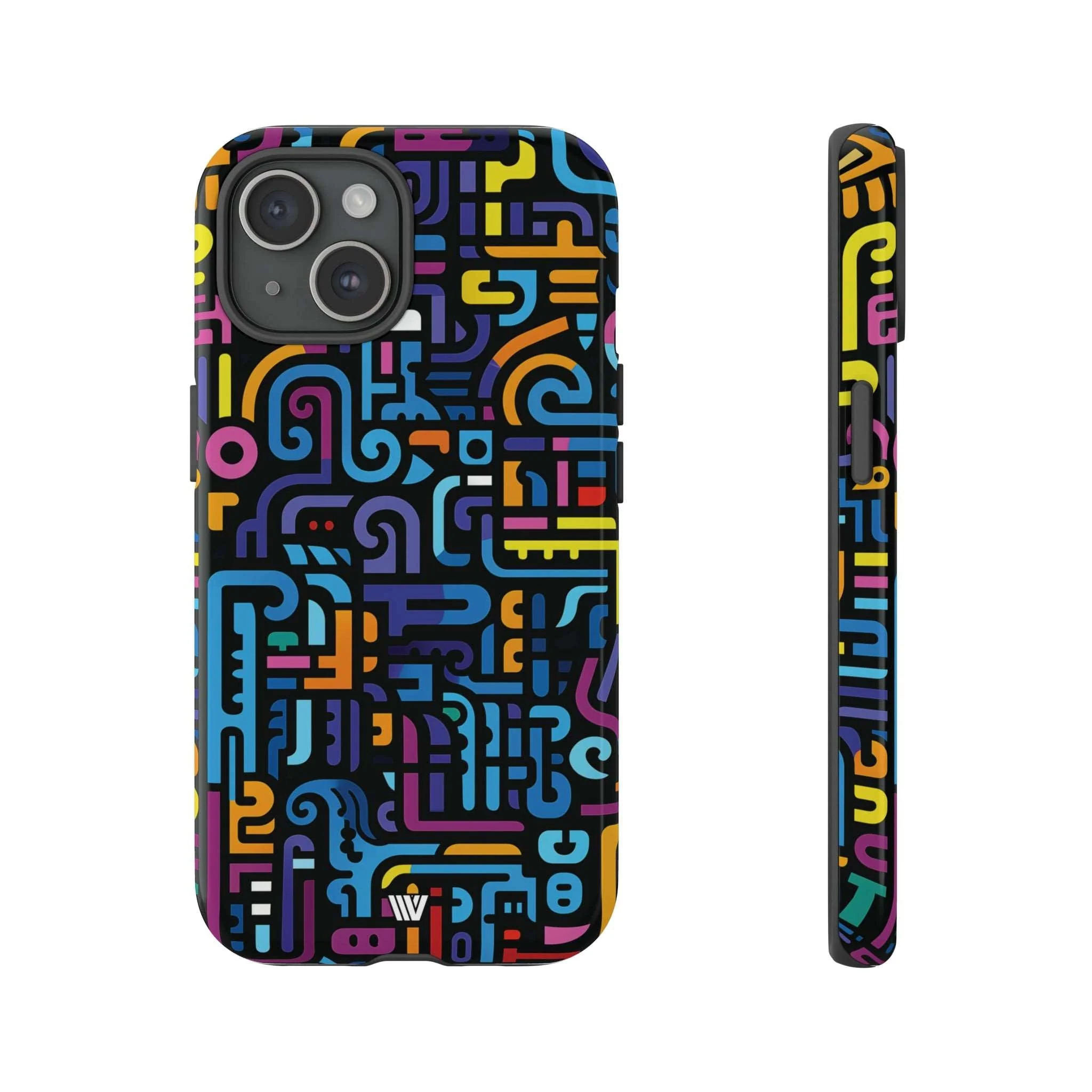 NEON GLYPHS | Tough Phone Case - Image 2