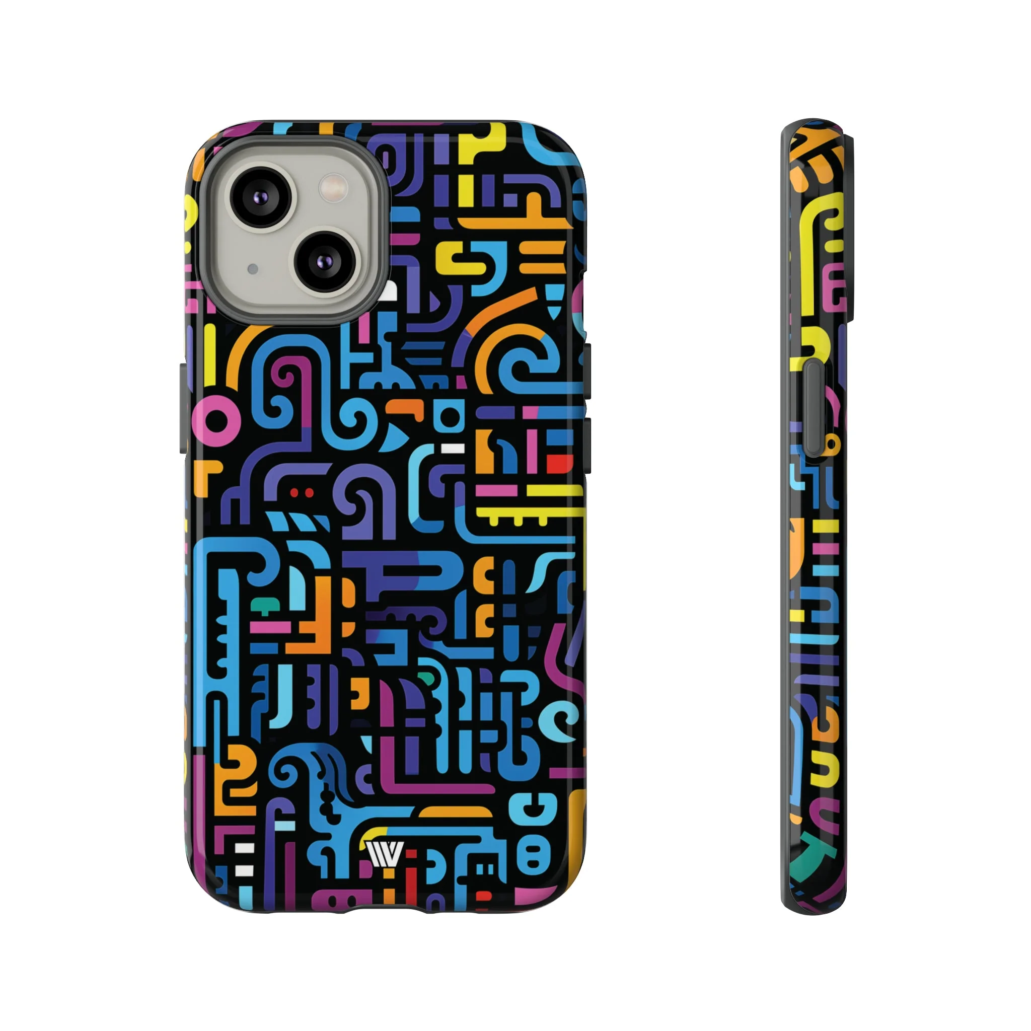 NEON GLYPHS | Tough Phone Case - Image 37