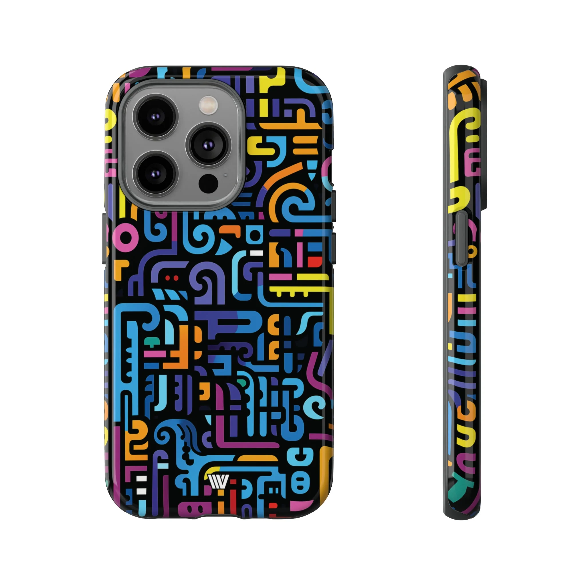 NEON GLYPHS | Tough Phone Case - Image 39