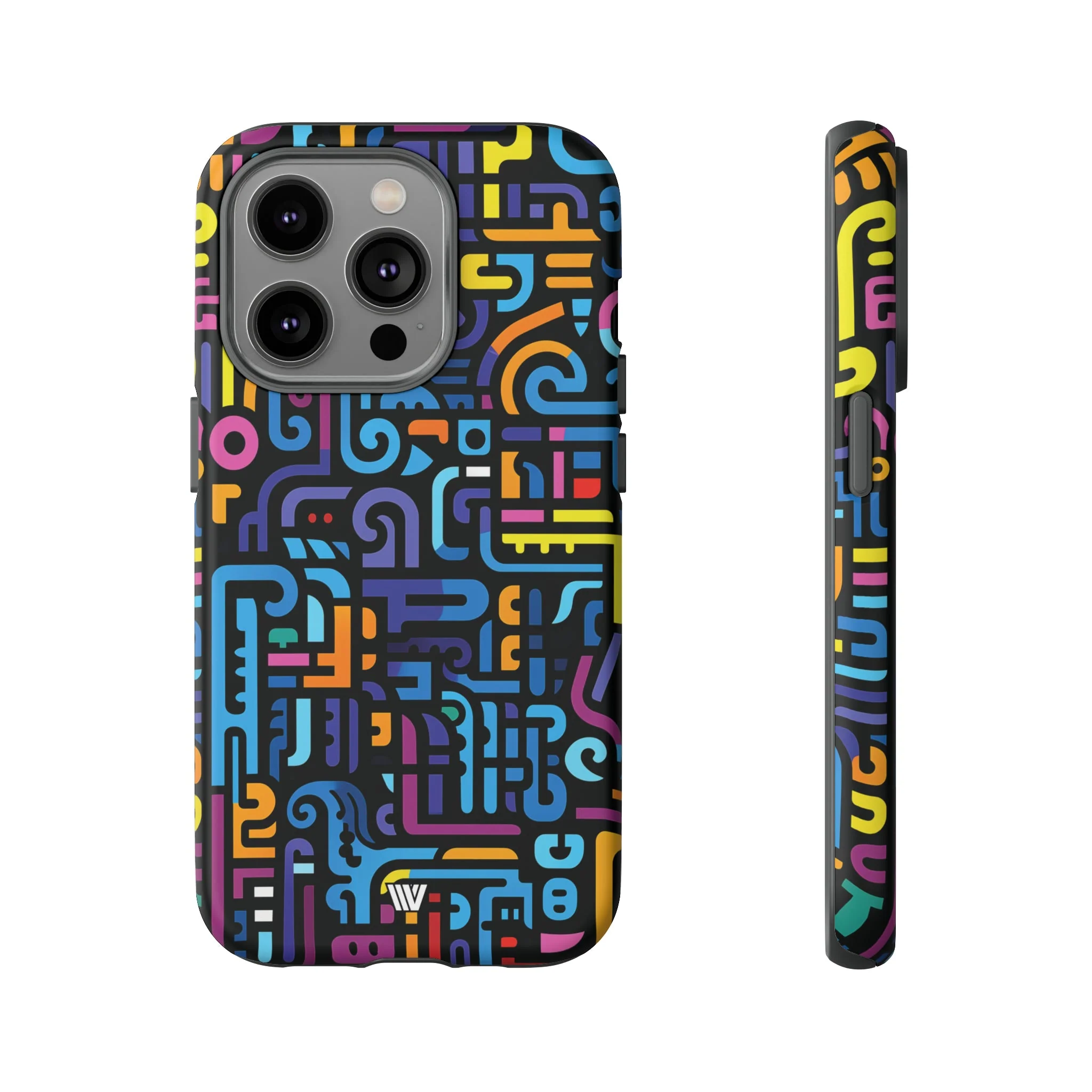NEON GLYPHS | Tough Phone Case - Image 40