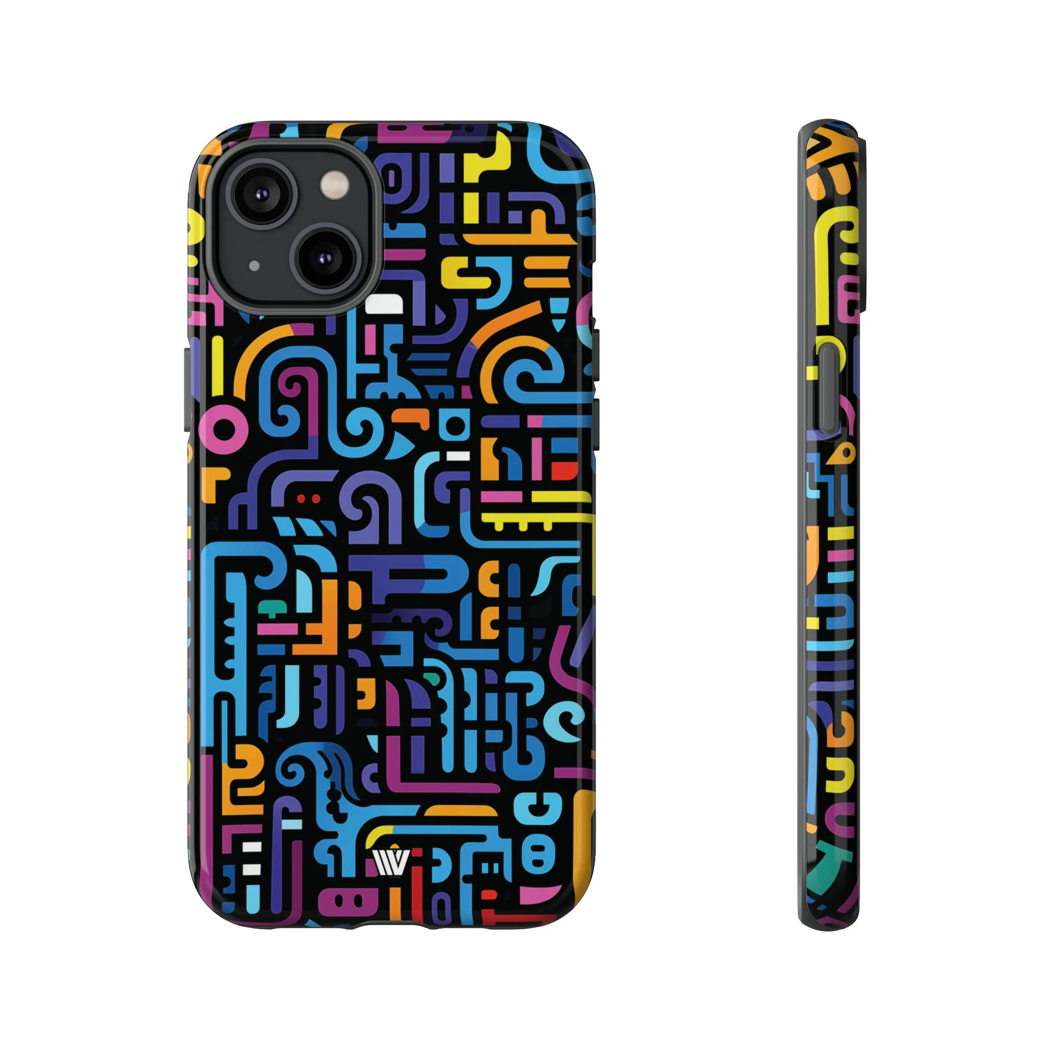 NEON GLYPHS | Tough Phone Case - Image 41