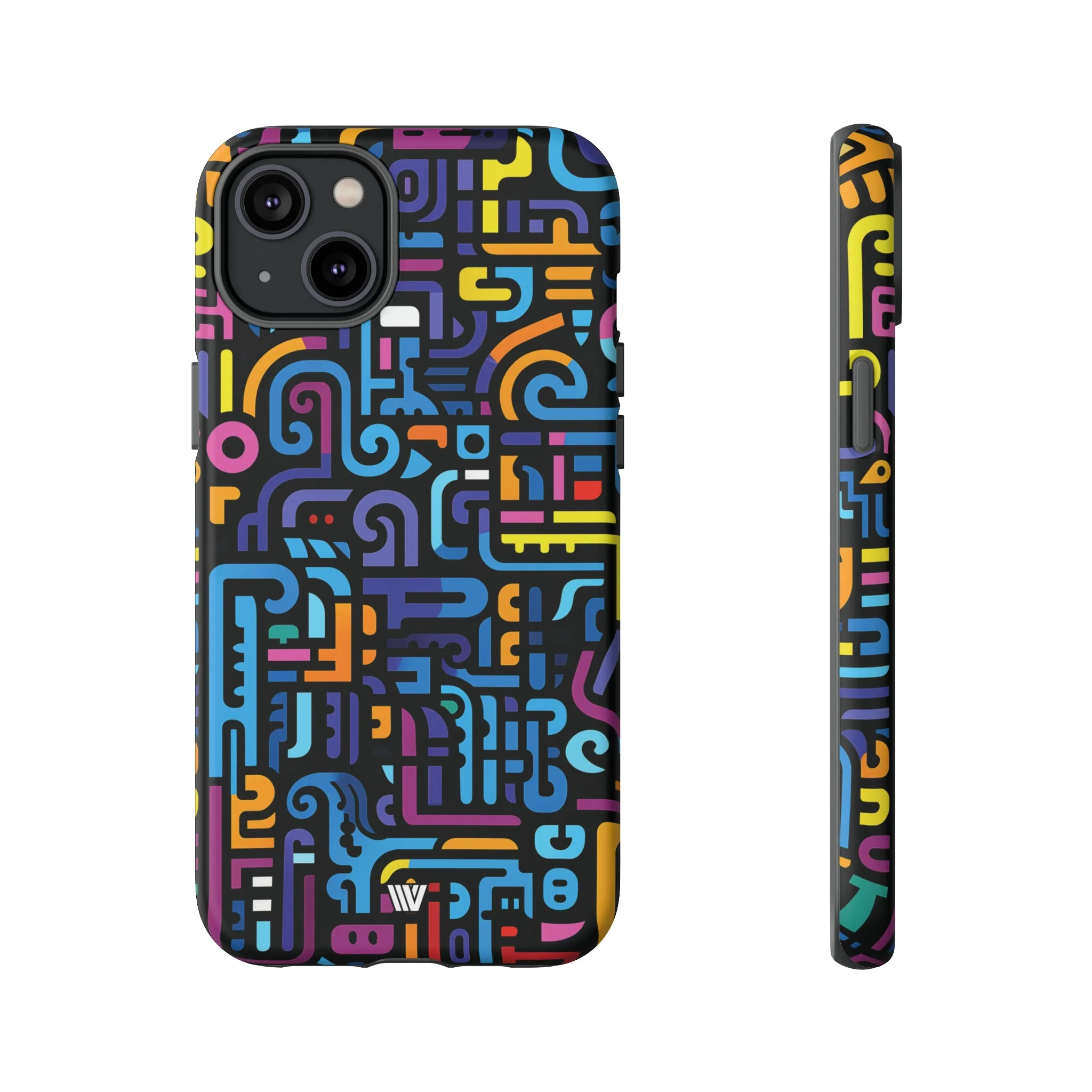 NEON GLYPHS | Tough Phone Case - Image 42