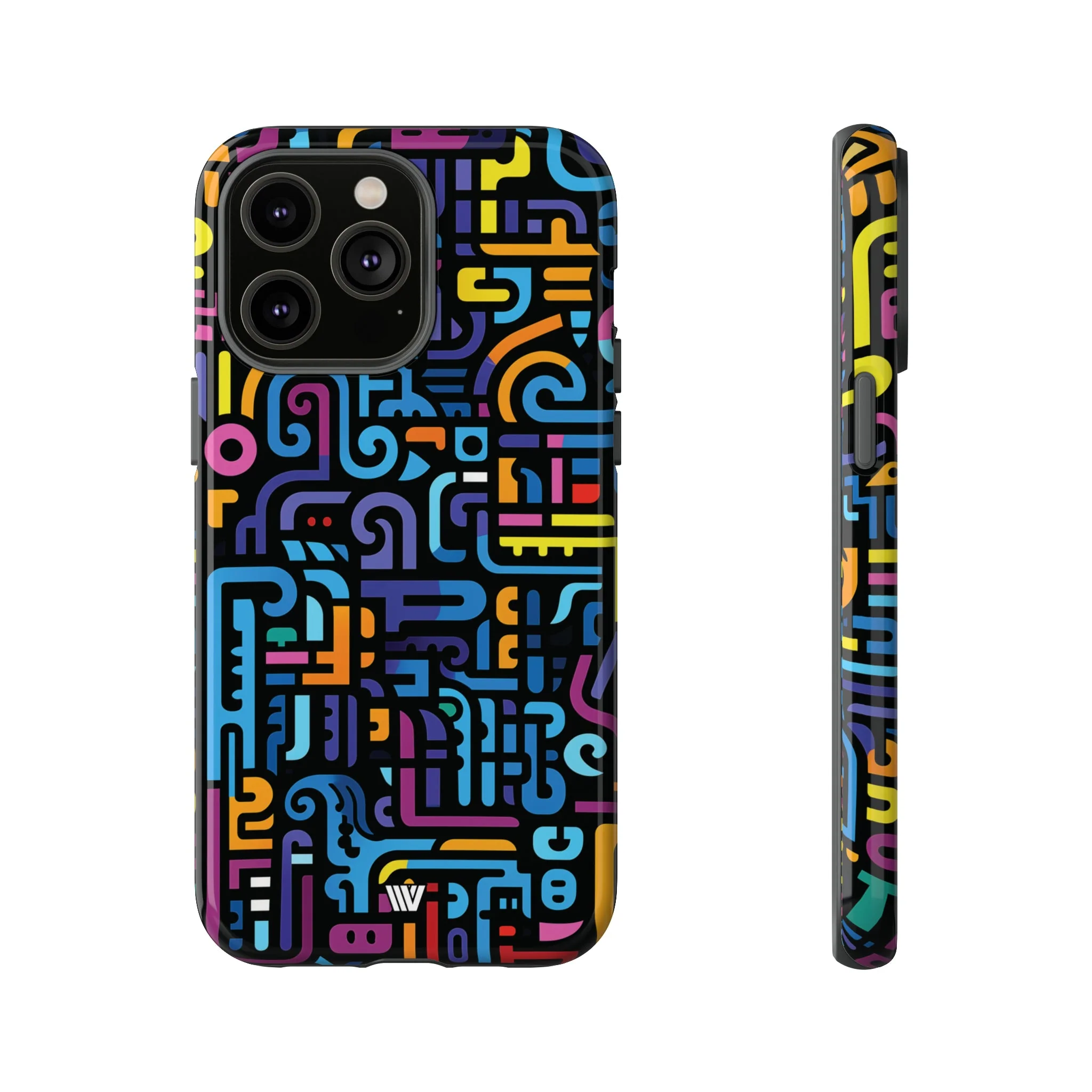 NEON GLYPHS | Tough Phone Case - Image 43