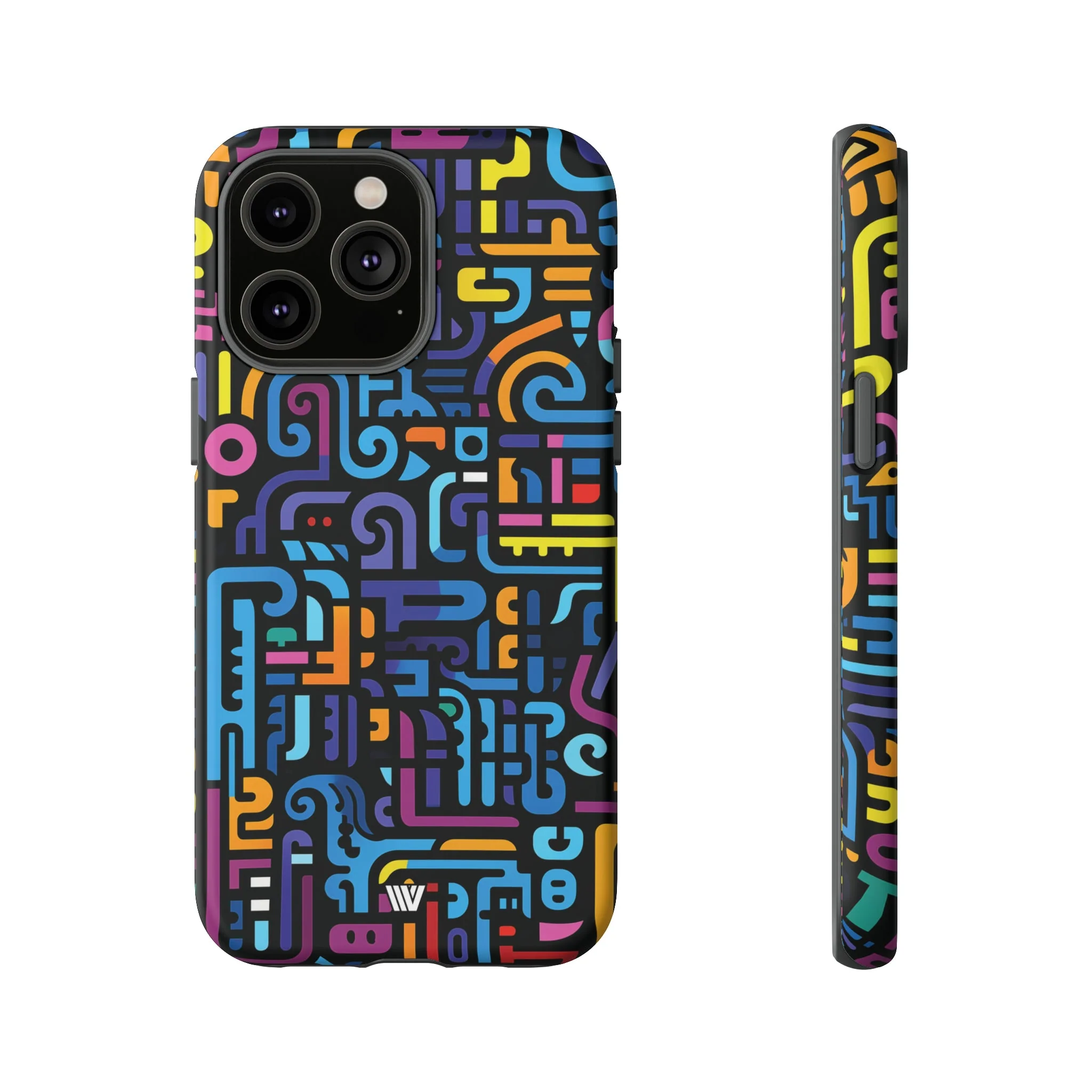 NEON GLYPHS | Tough Phone Case - Image 44
