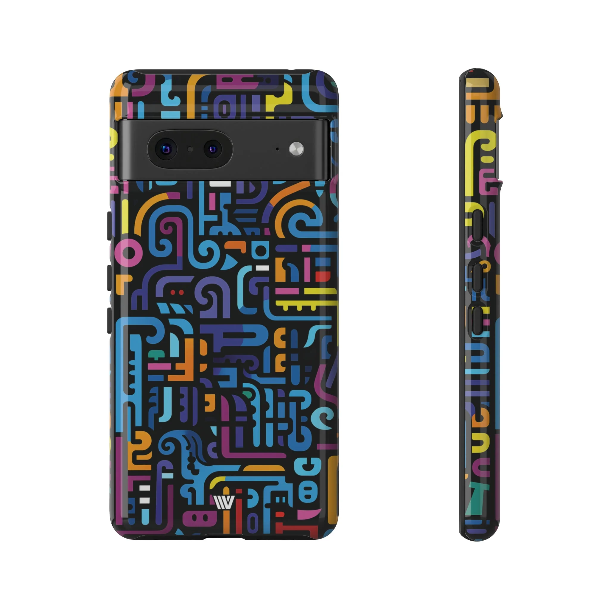 NEON GLYPHS | Tough Phone Case - Image 51