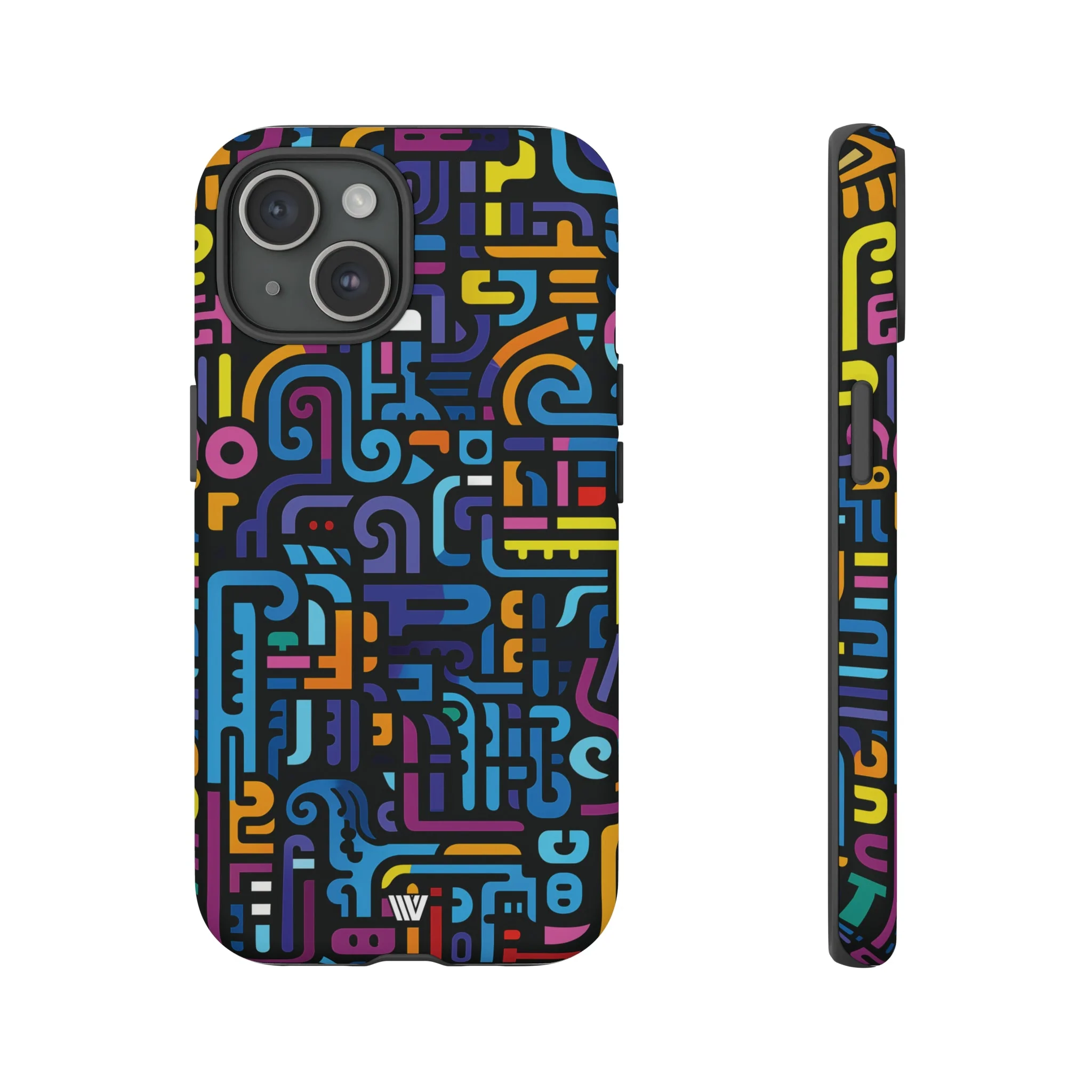 NEON GLYPHS | Tough Phone Case - Image 53